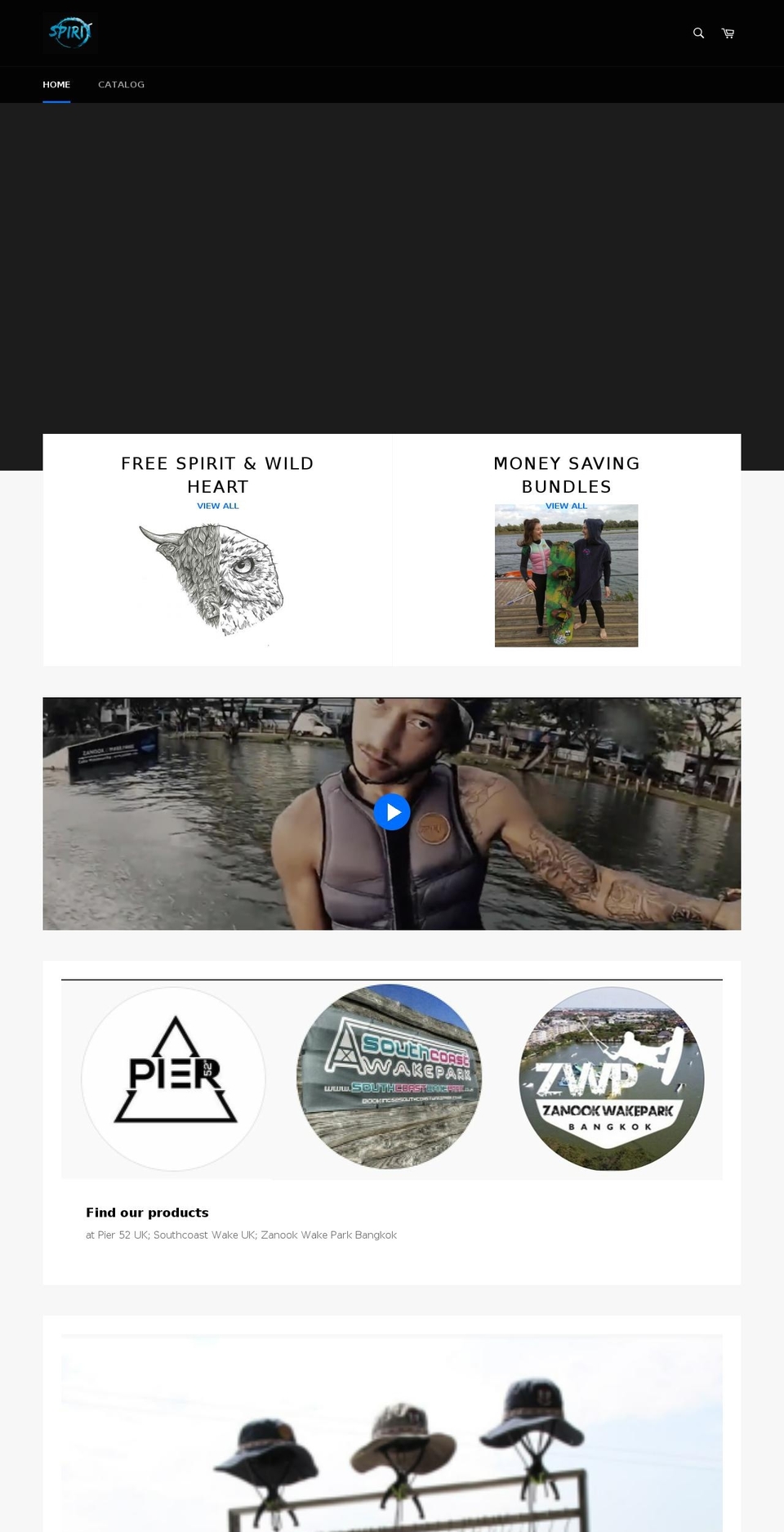 spiritwakeapparel.com — Shopify storefront screenshot