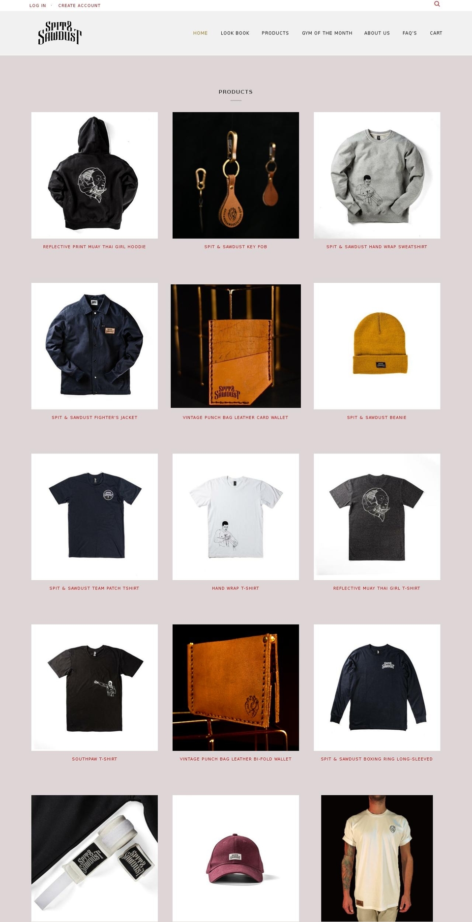 spitandsawduststore.com shopify website screenshot