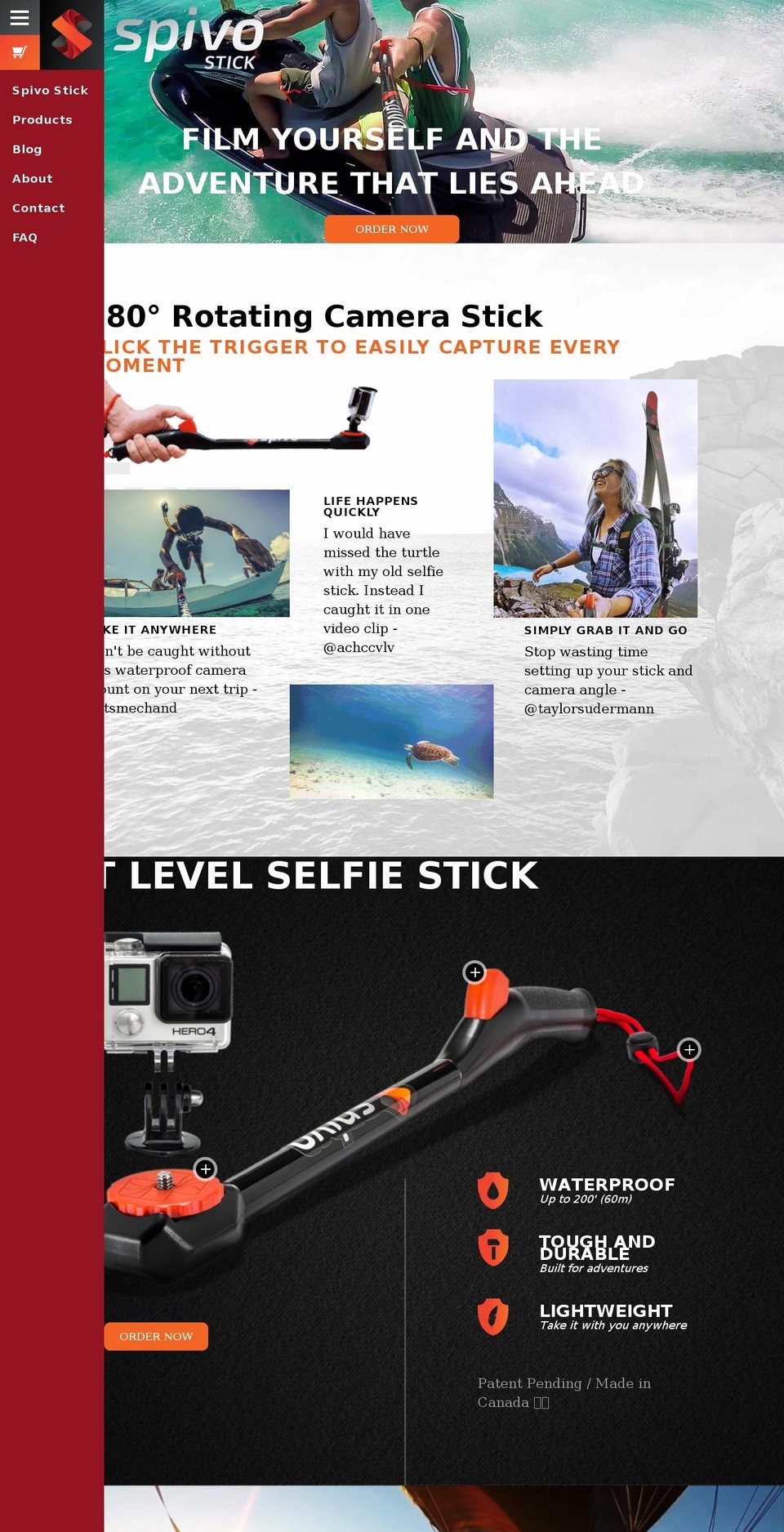 Spivo Main Theme Shopify theme site example spivo.com