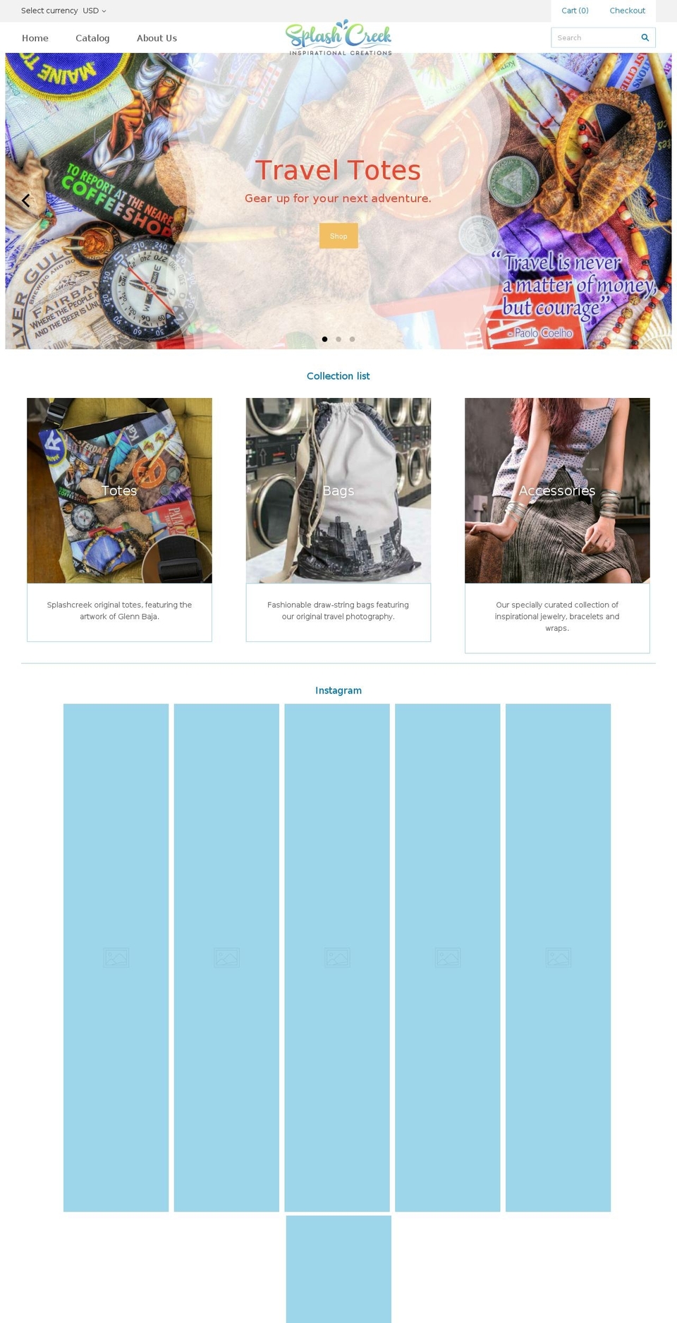 splashcreek.com — Shopify storefront screenshot