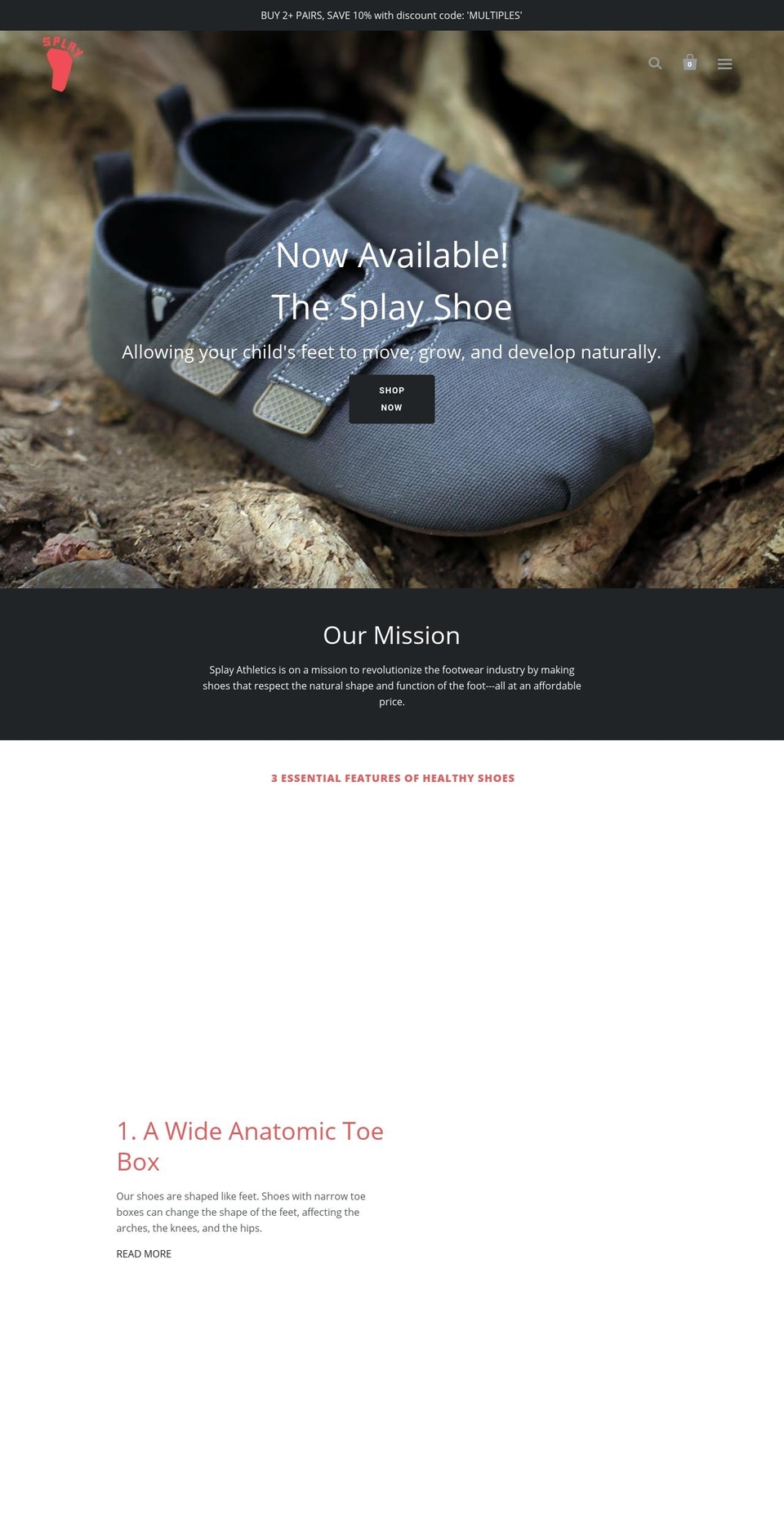 splayathletics.com — Shopify storefront screenshot
