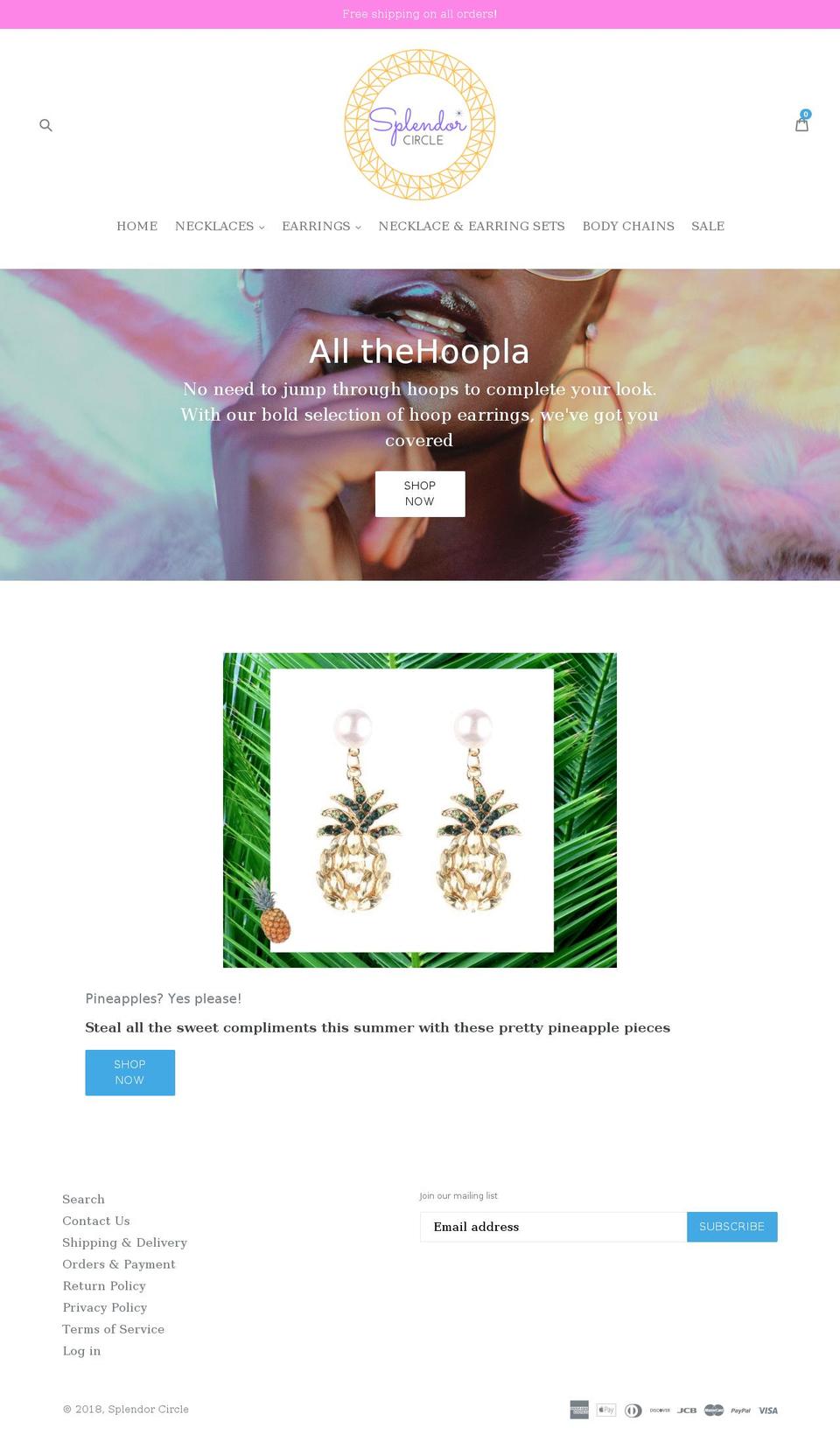 07Feb18 Bold debut Shopify theme site example splendorcircle.com