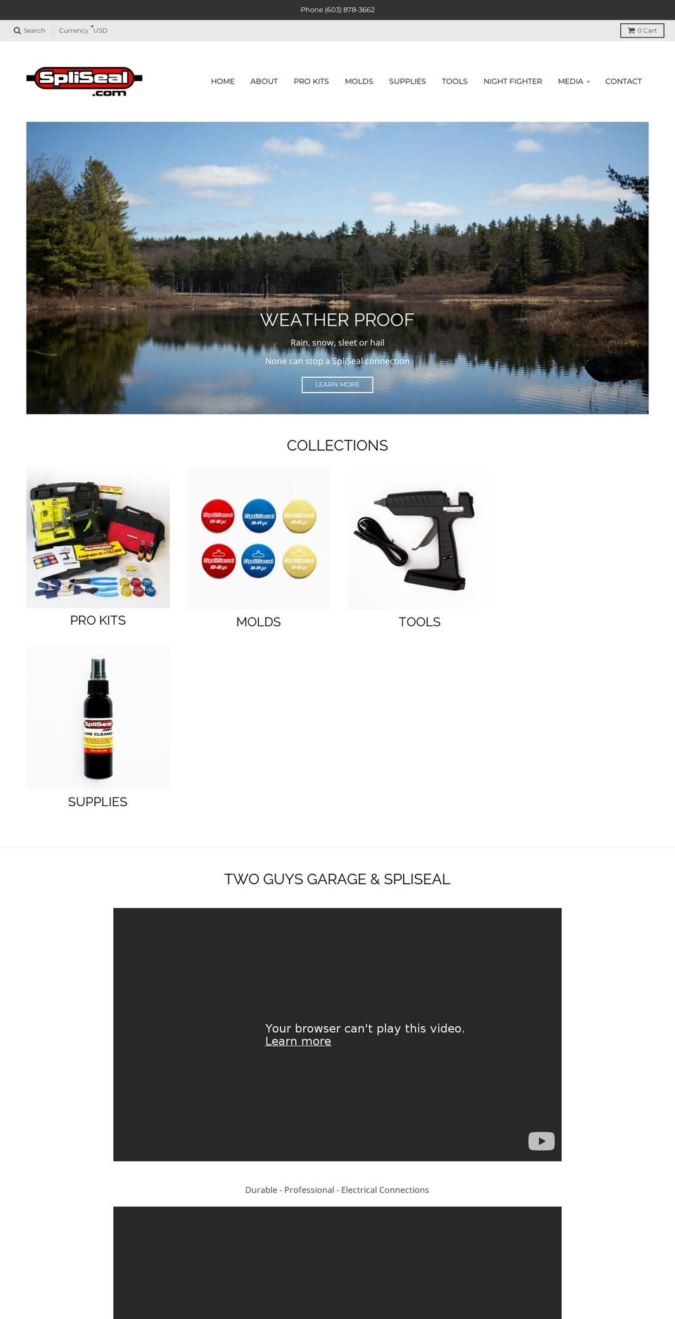 spliseal.com shopify website screenshot