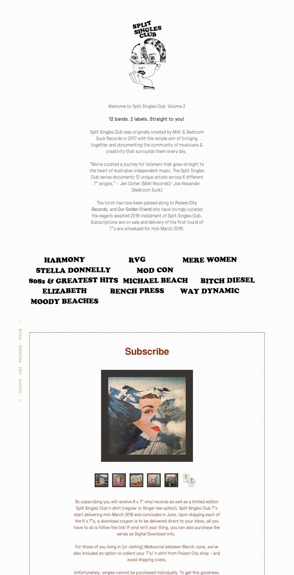 splitsinglesclub.com — Shopify storefront screenshot