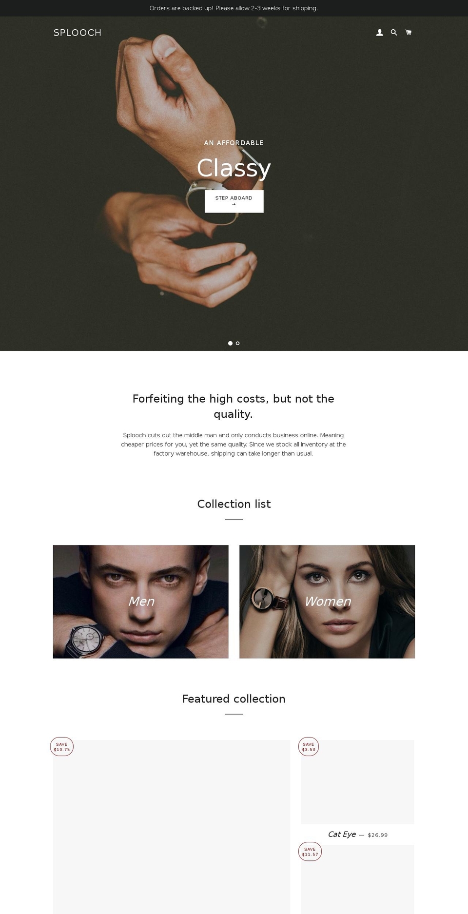 sploochus.com shopify website screenshot