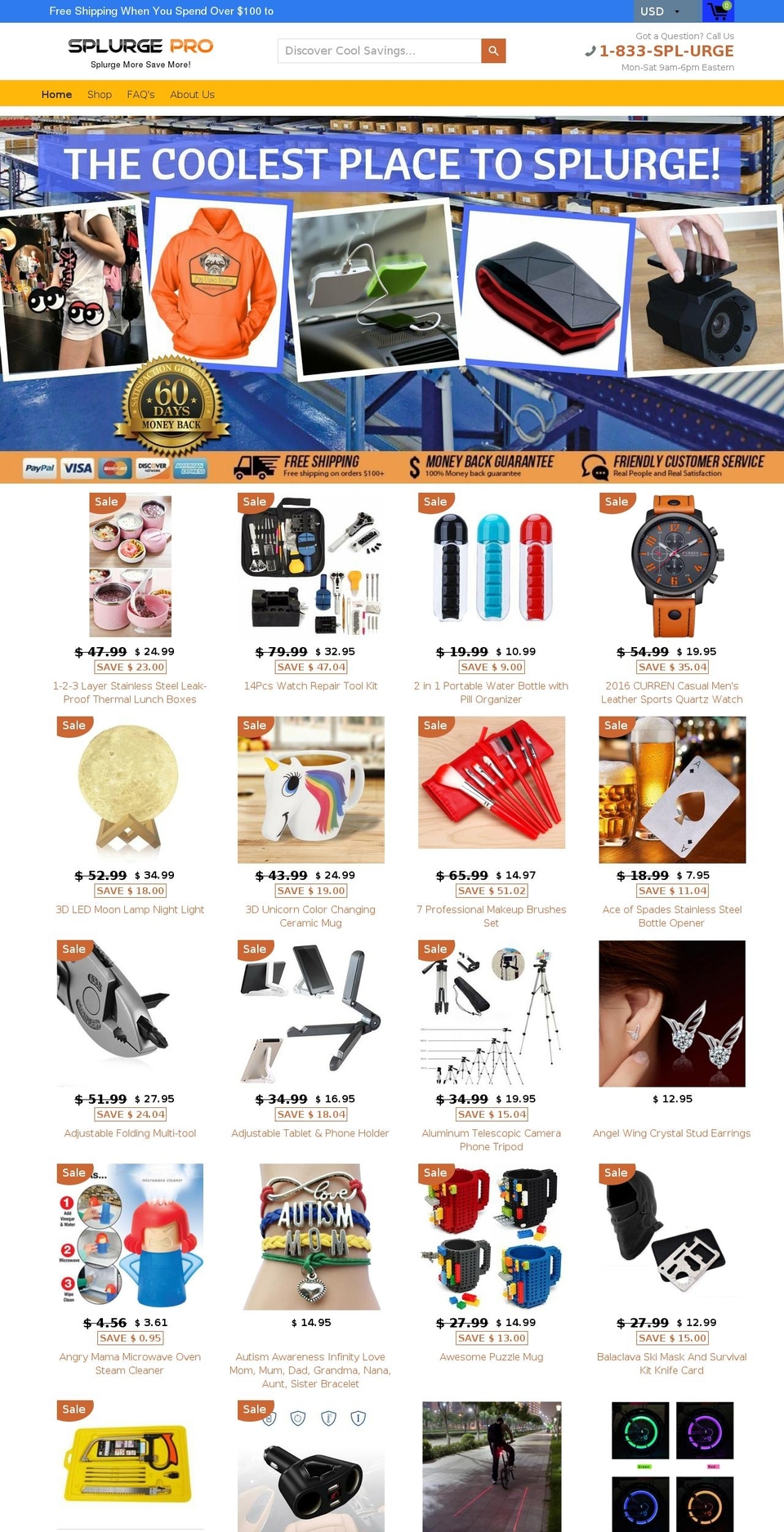 splurge-pro.myshopify.com shopify website screenshot