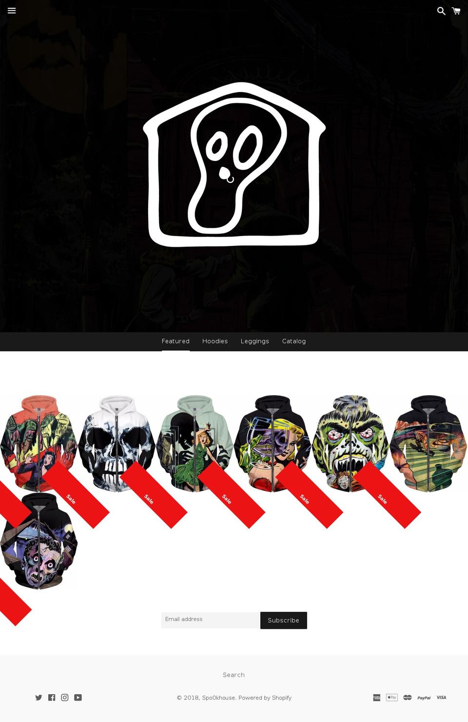 spo0khouse.com — Shopify storefront screenshot