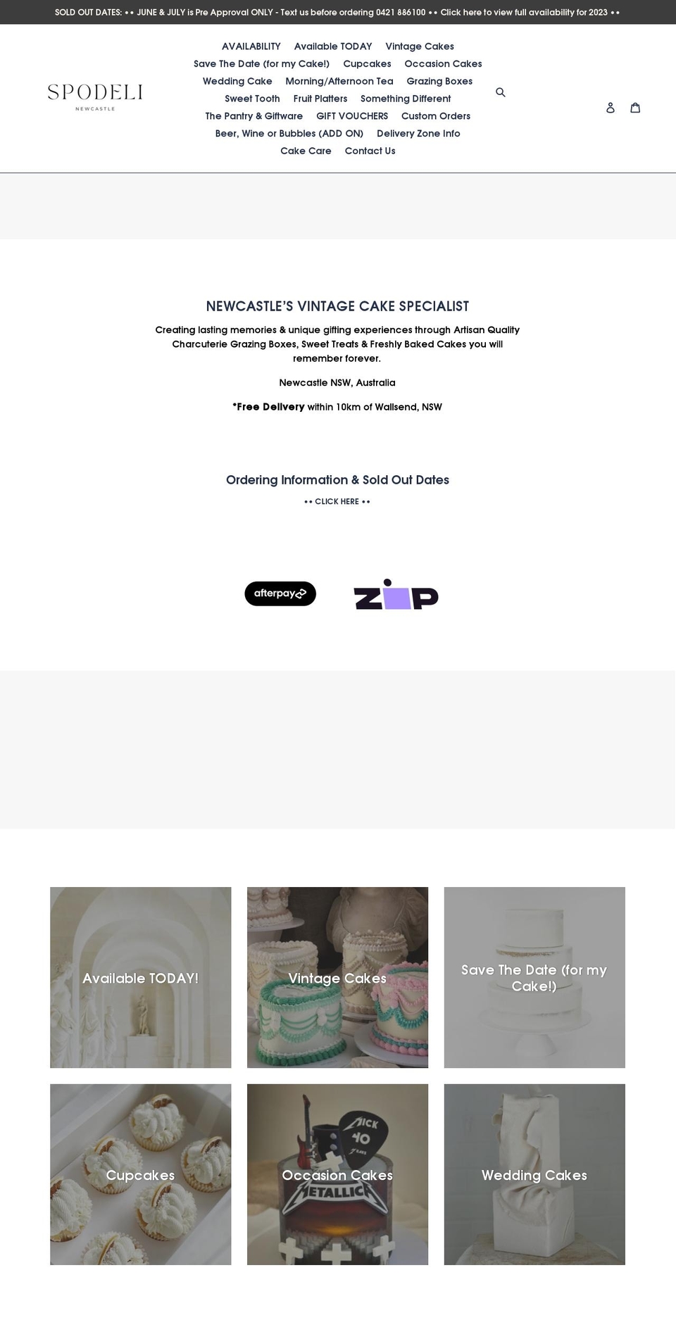 spodeli.com.au shopify website screenshot