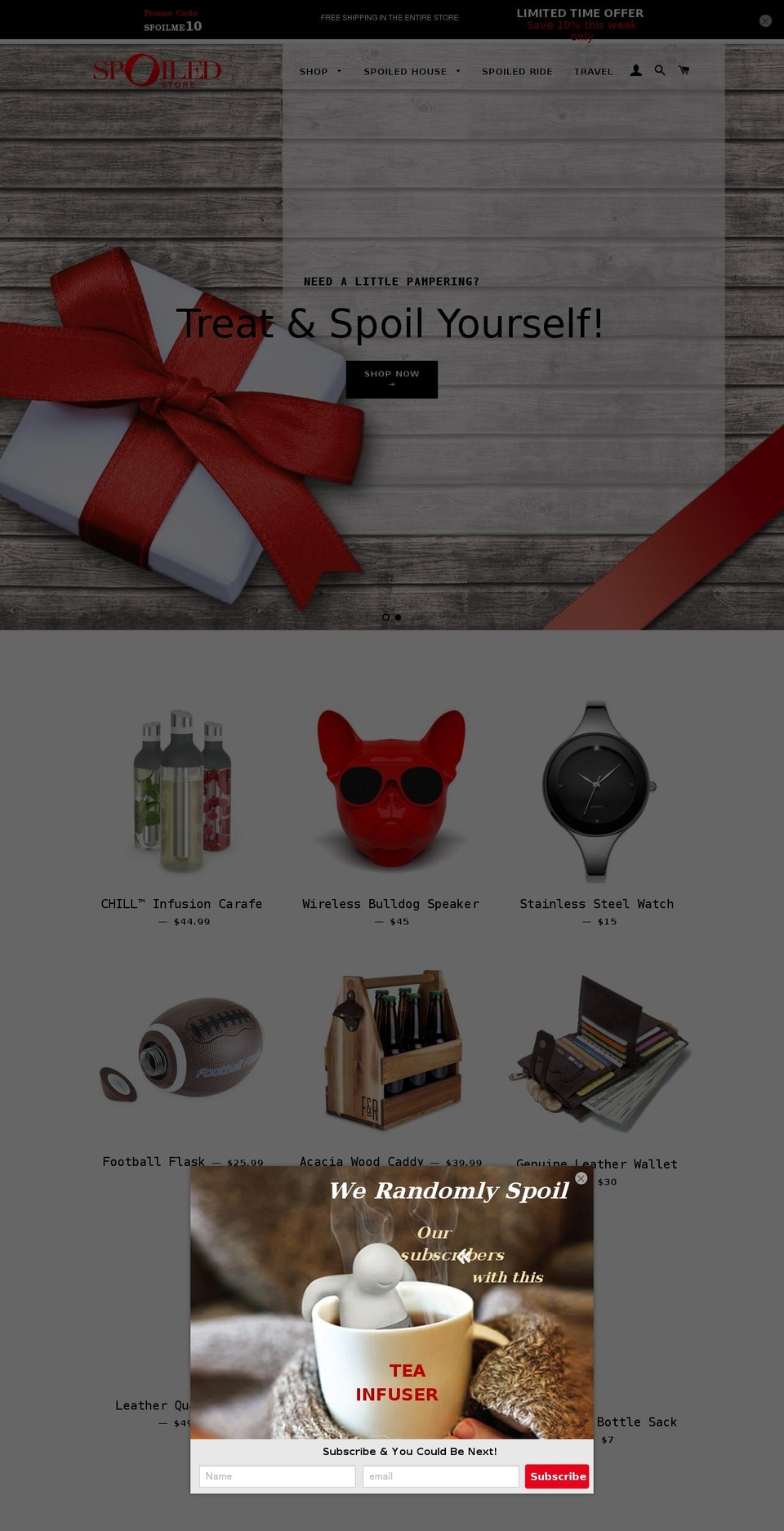spoilcats.com — Shopify storefront screenshot