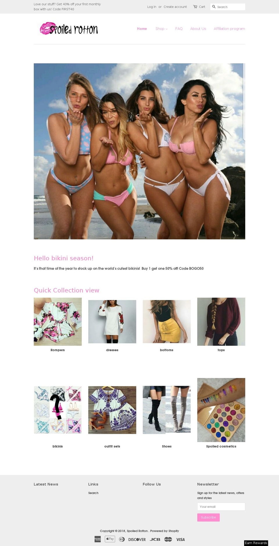 spoiledrottonbox.com — Shopify storefront screenshot