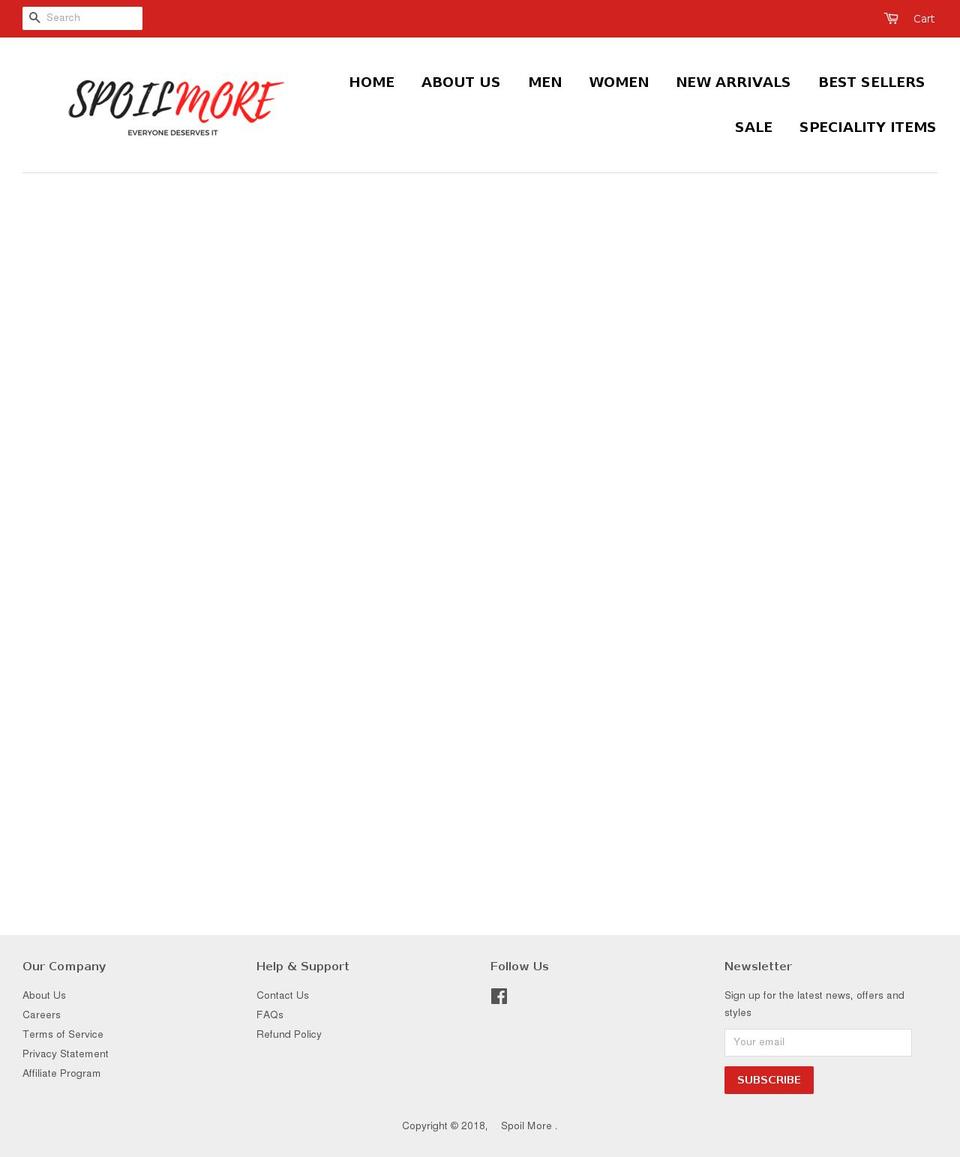 spoilmore.com — Shopify storefront screenshot