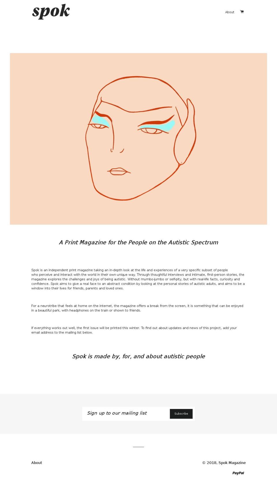 spok-mag.com shopify website screenshot