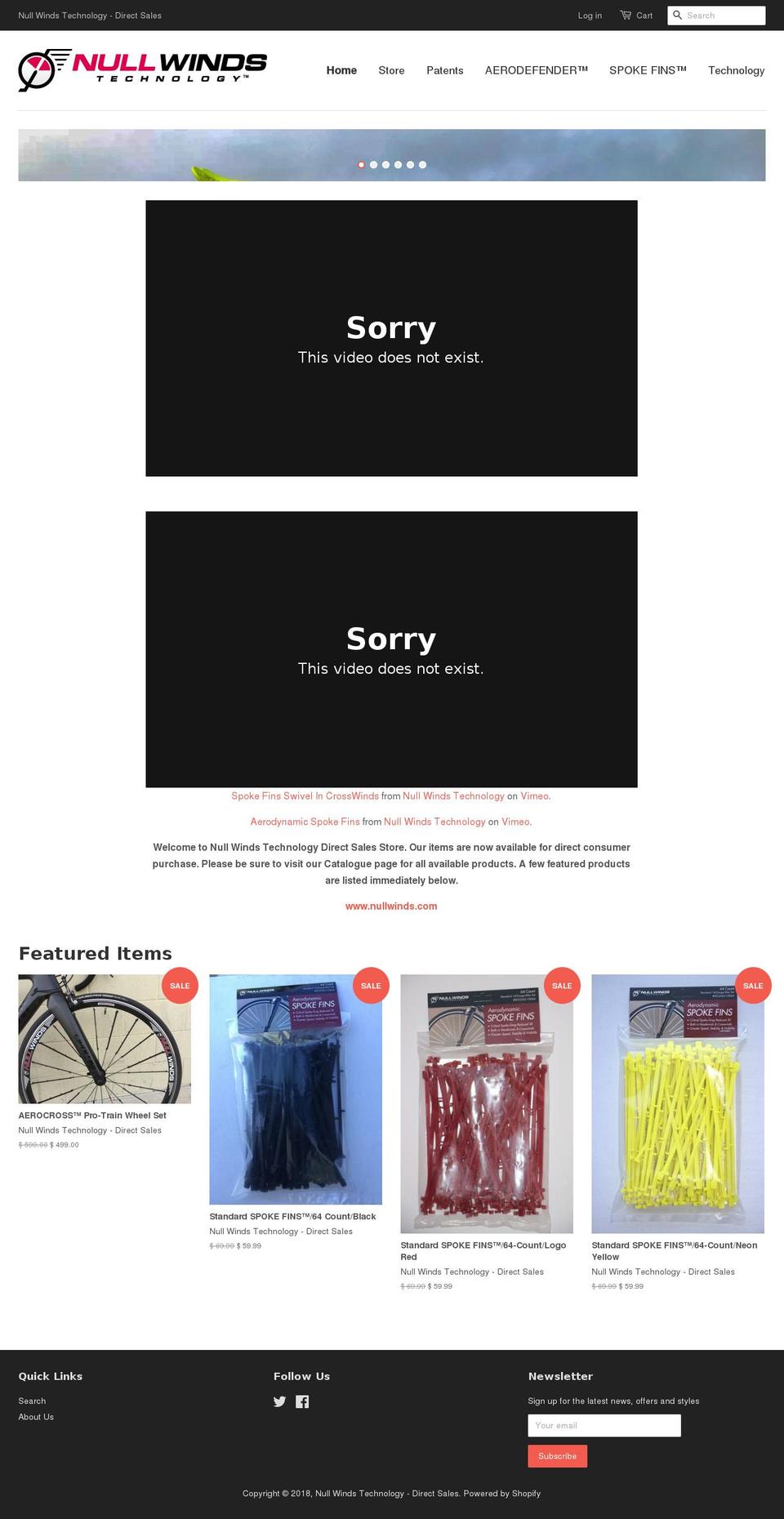 spokefins.com — Shopify storefront screenshot