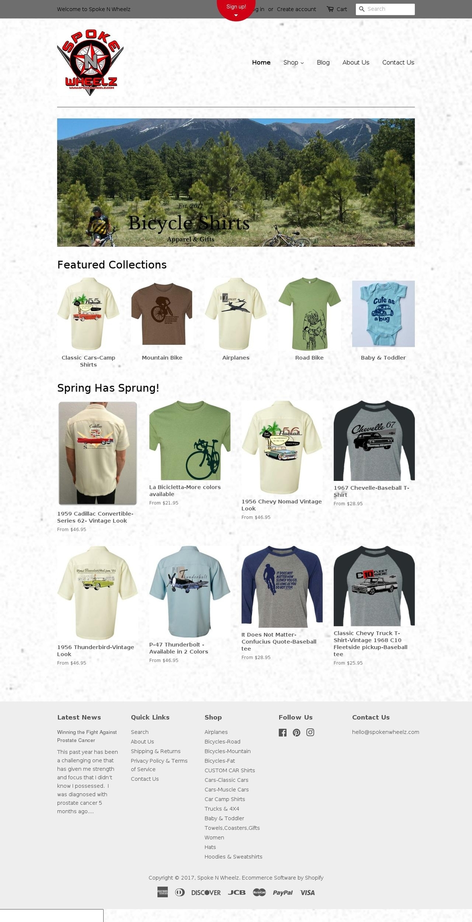 spokenwheelz.com shopify website screenshot