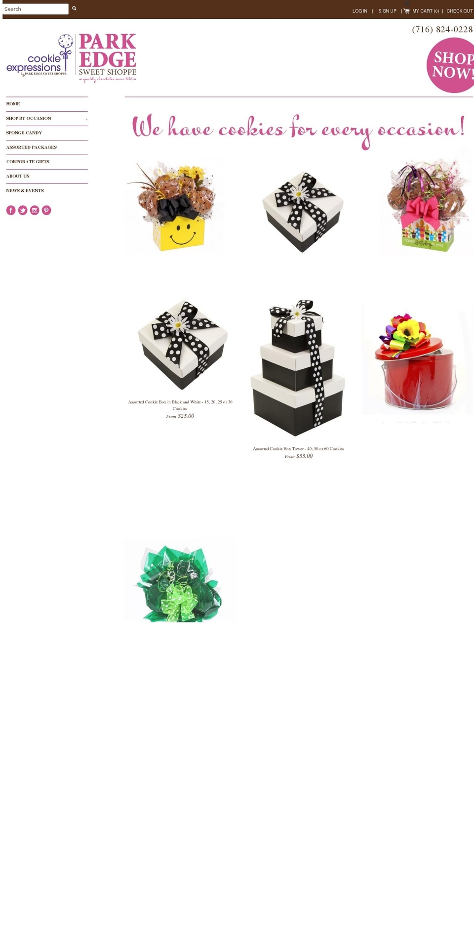 Copy of PESS Shopify theme site example spongecandyandcookies.com