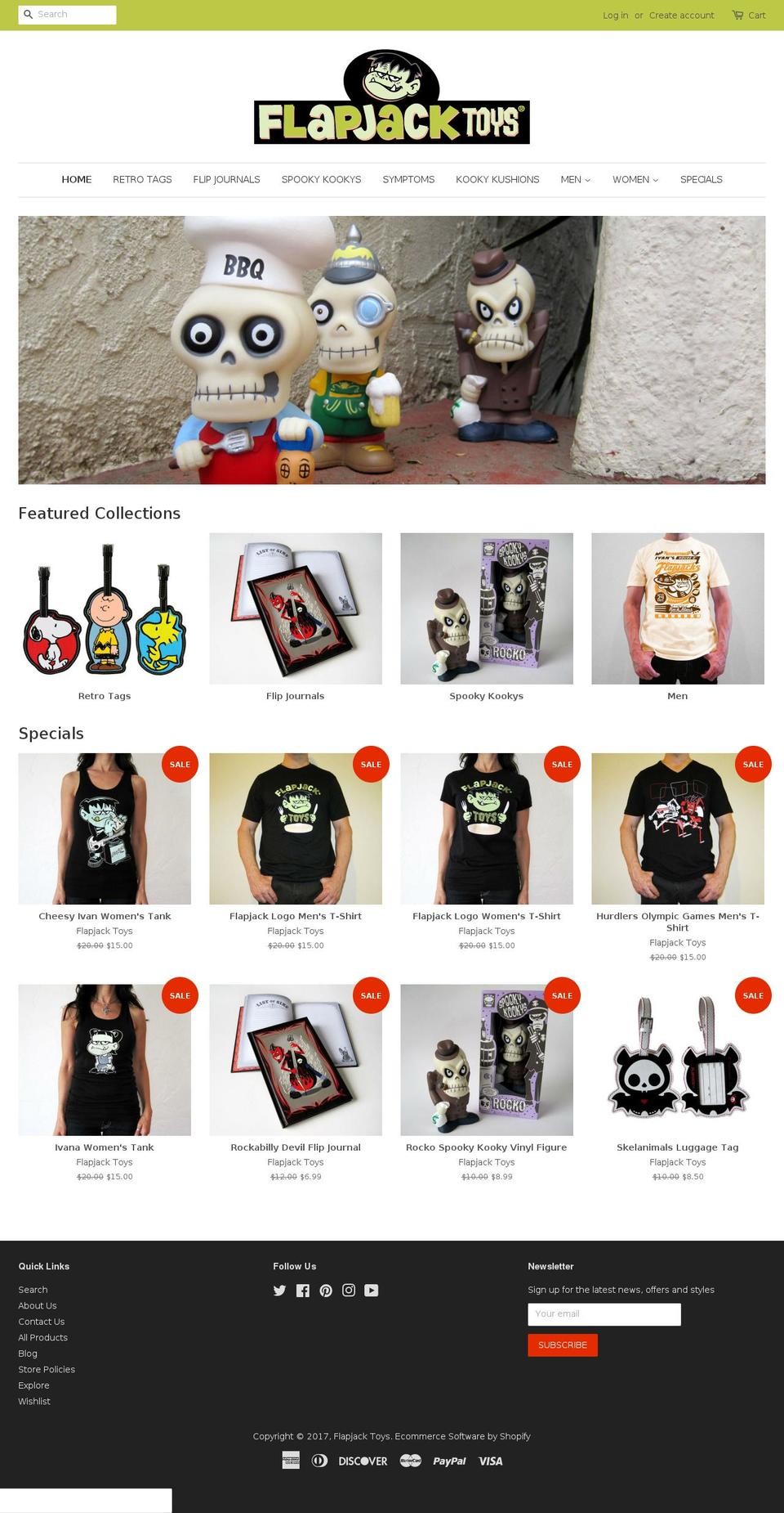 spookykookys.com shopify website screenshot
