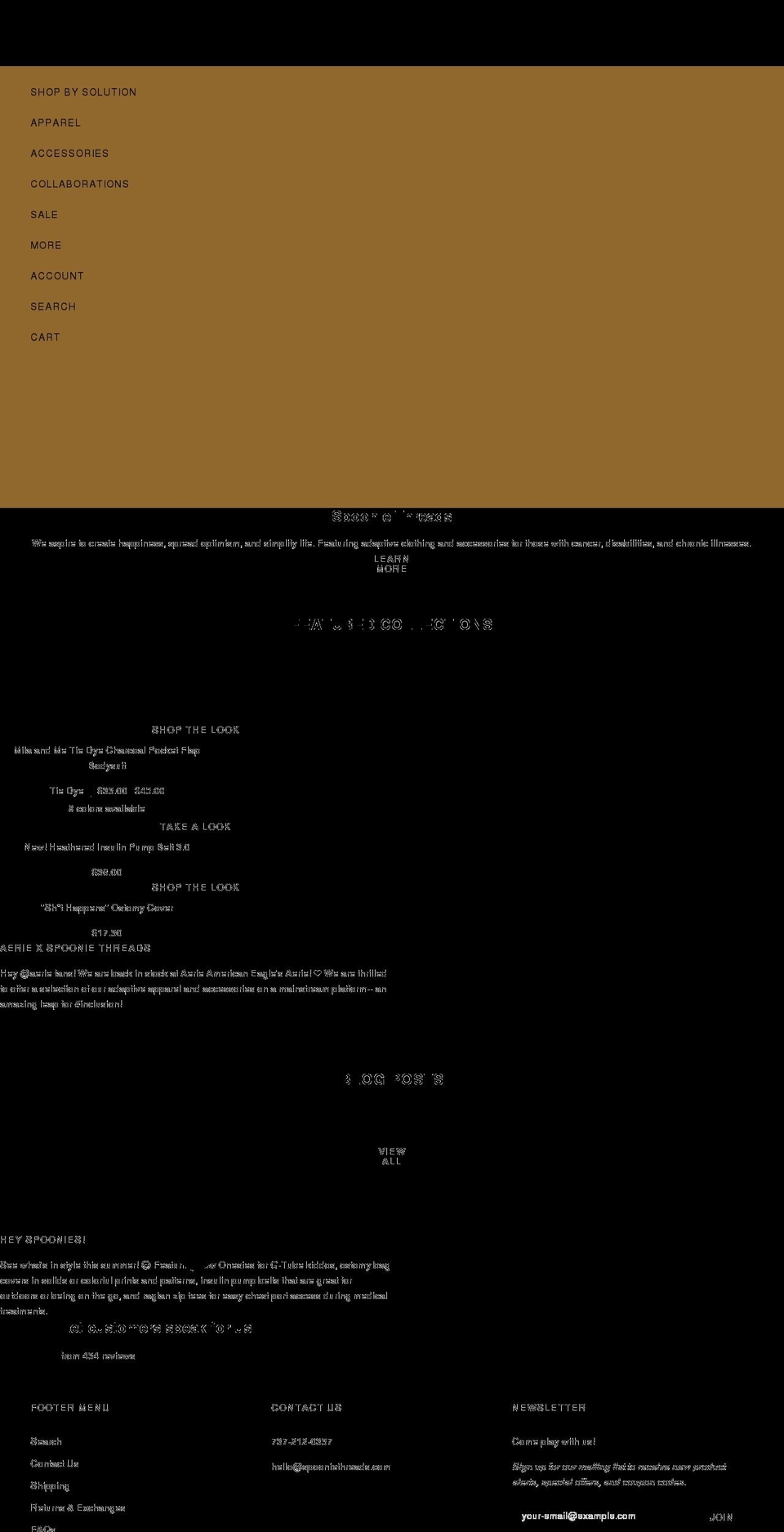 spooniethreads.com shopify website screenshot