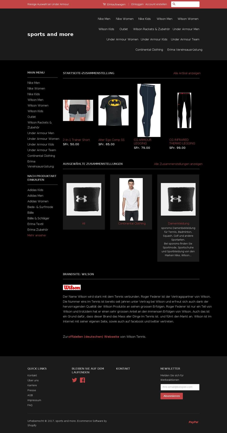 sporsmo.com shopify website screenshot
