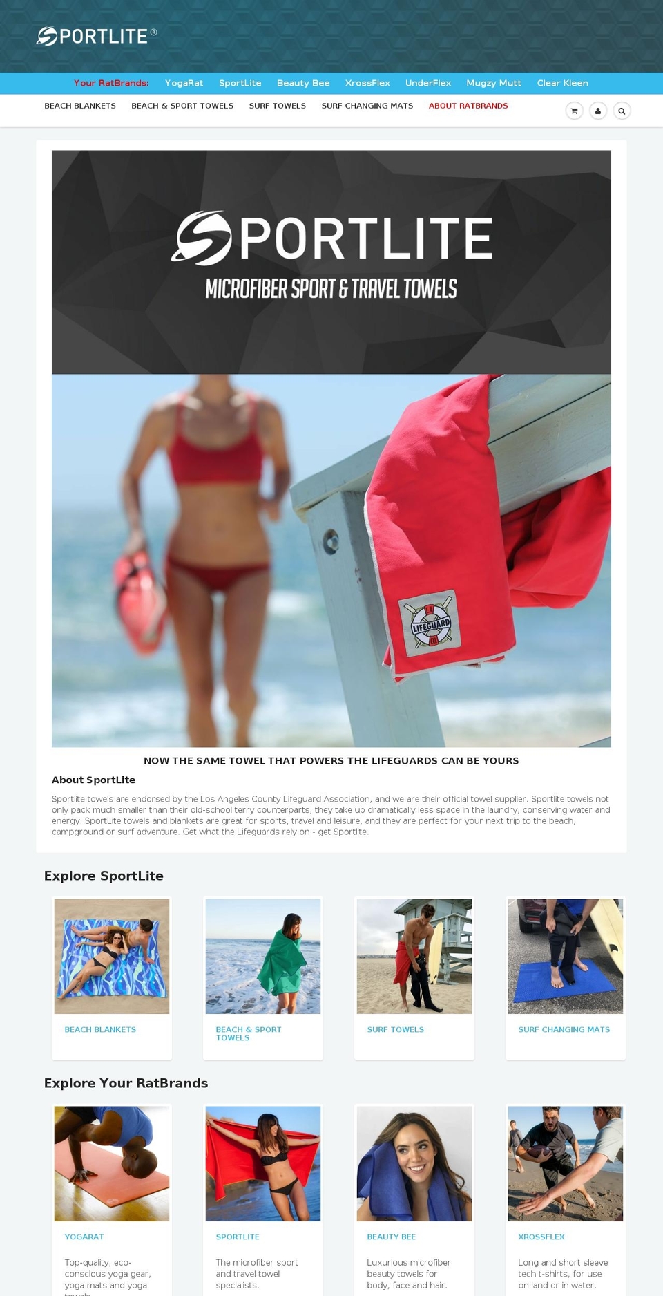 sport-lite.com — Shopify storefront screenshot