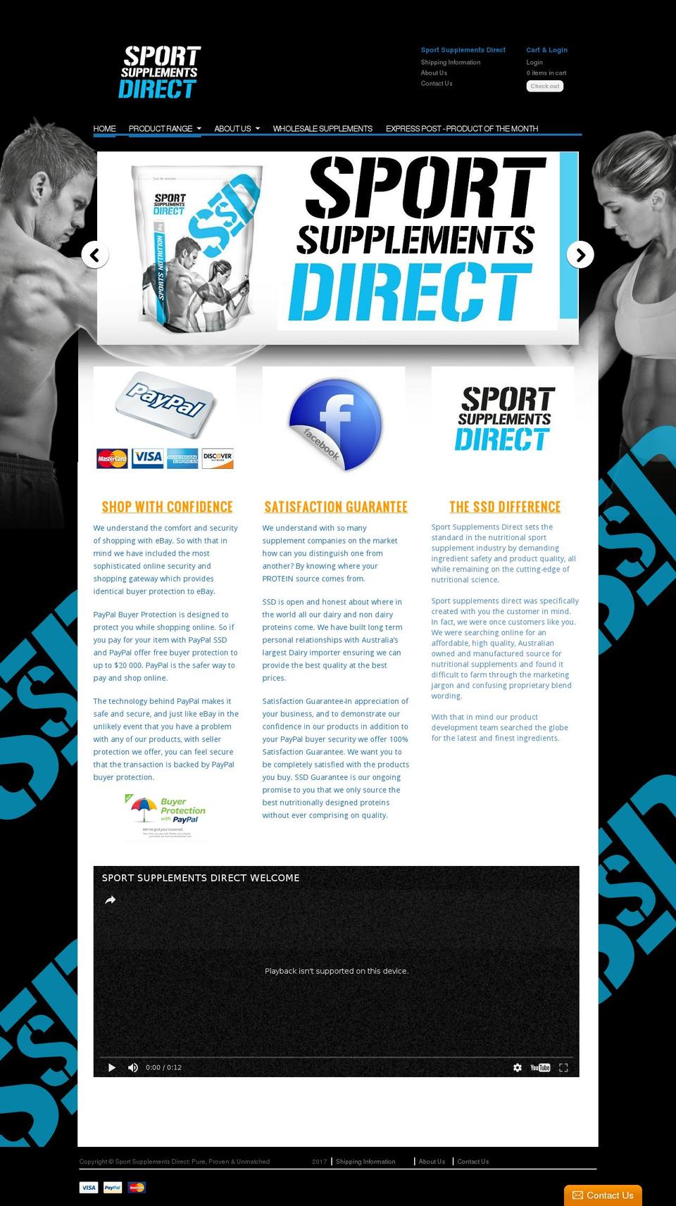 sport-supplements.com.au shopify website screenshot