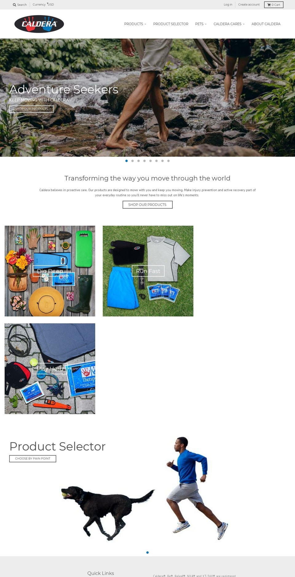 sportaide.com — Shopify storefront screenshot