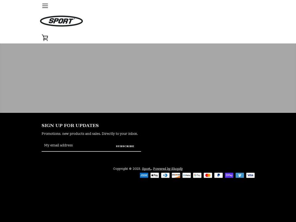 sportclothing.online shopify website screenshot