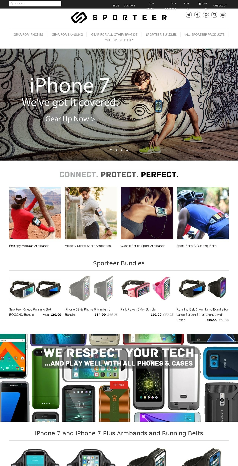 sporteer.com shopify website screenshot