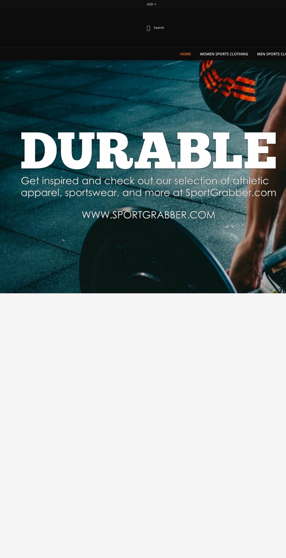 sportgrabber.com shopify website screenshot