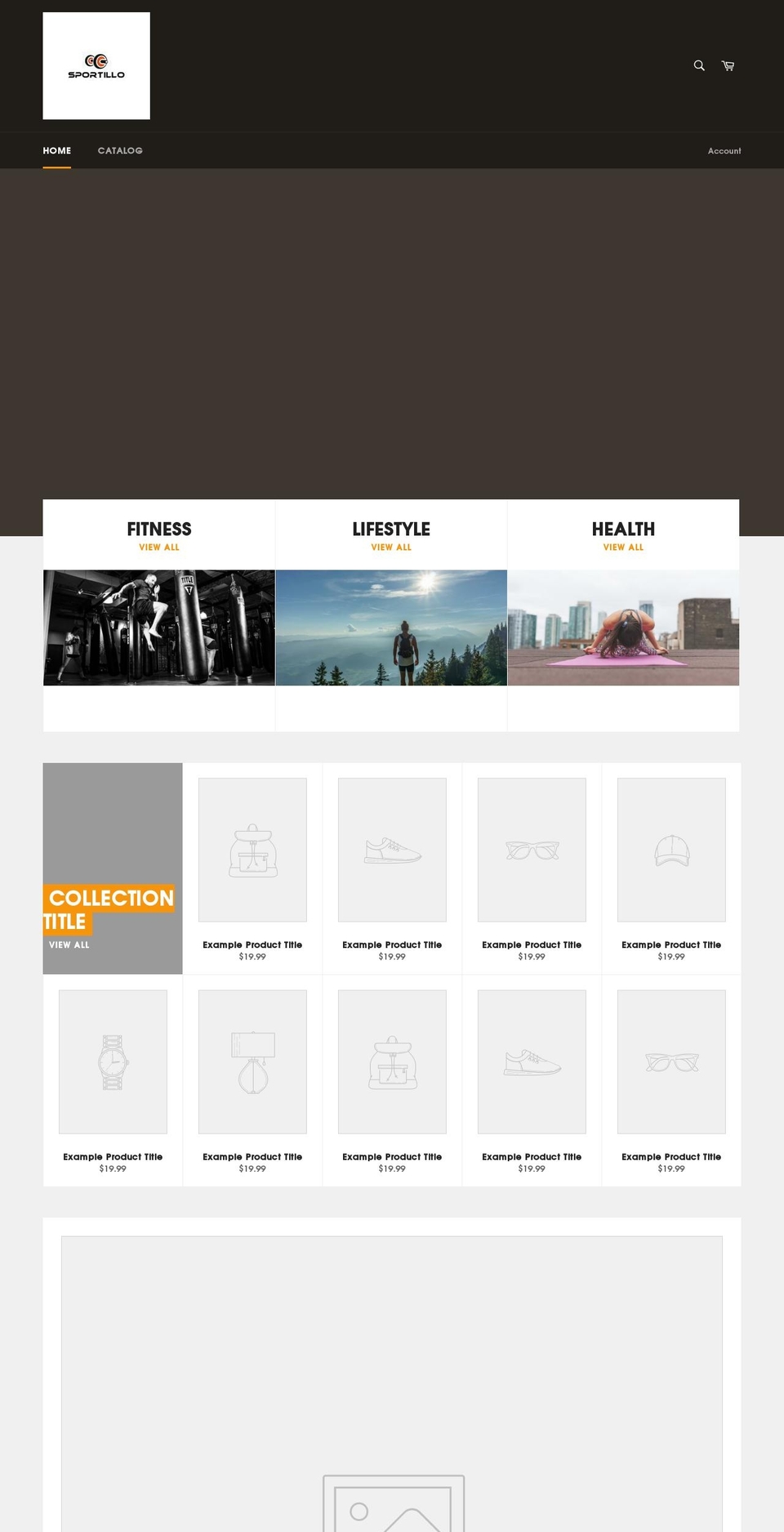 sportillo.com — Shopify storefront screenshot