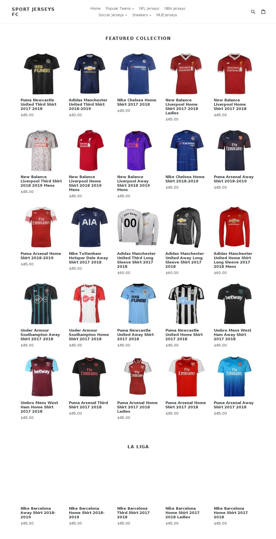 sportjerseysfc.com shopify website screenshot