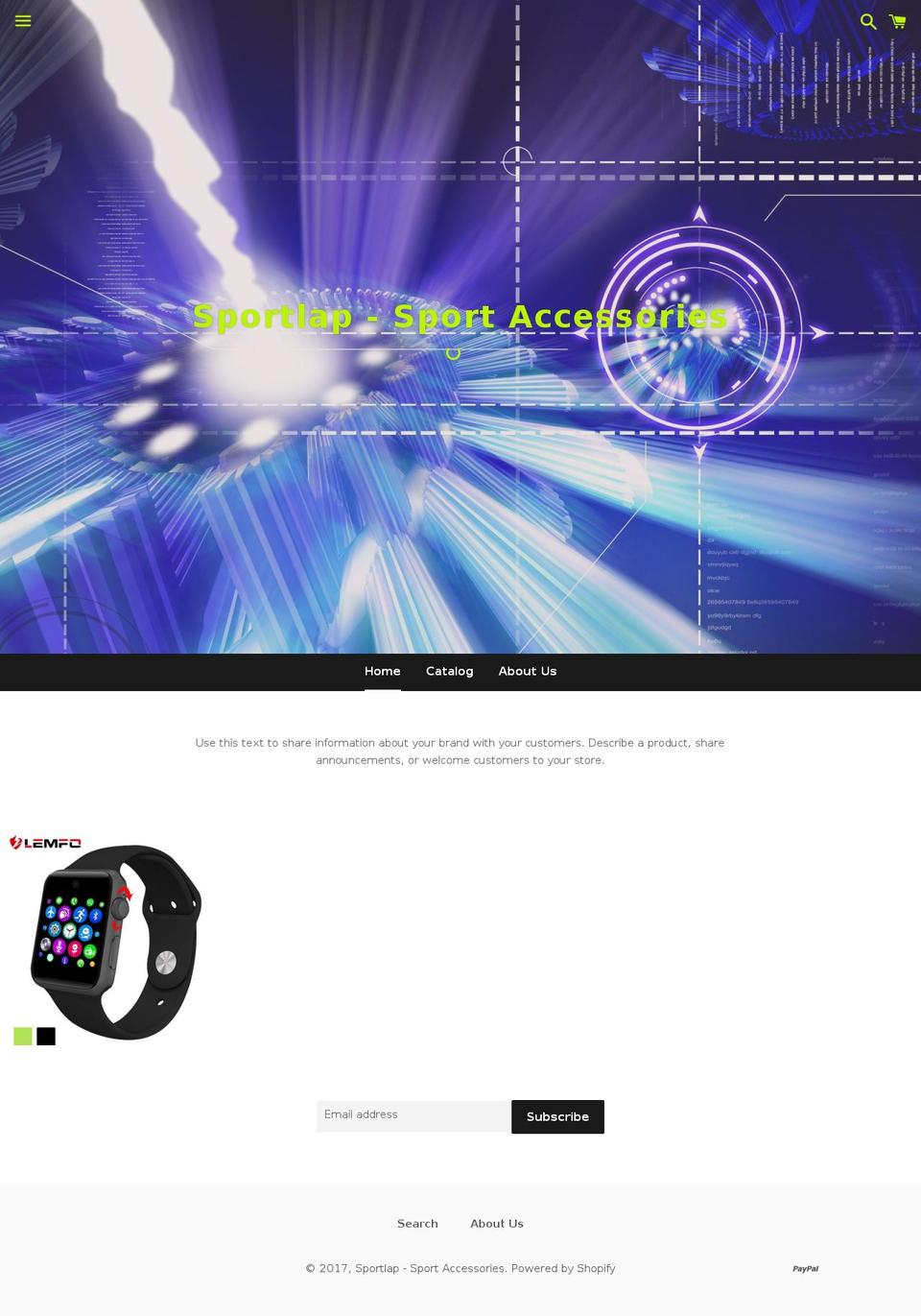 sportlap.com shopify website screenshot