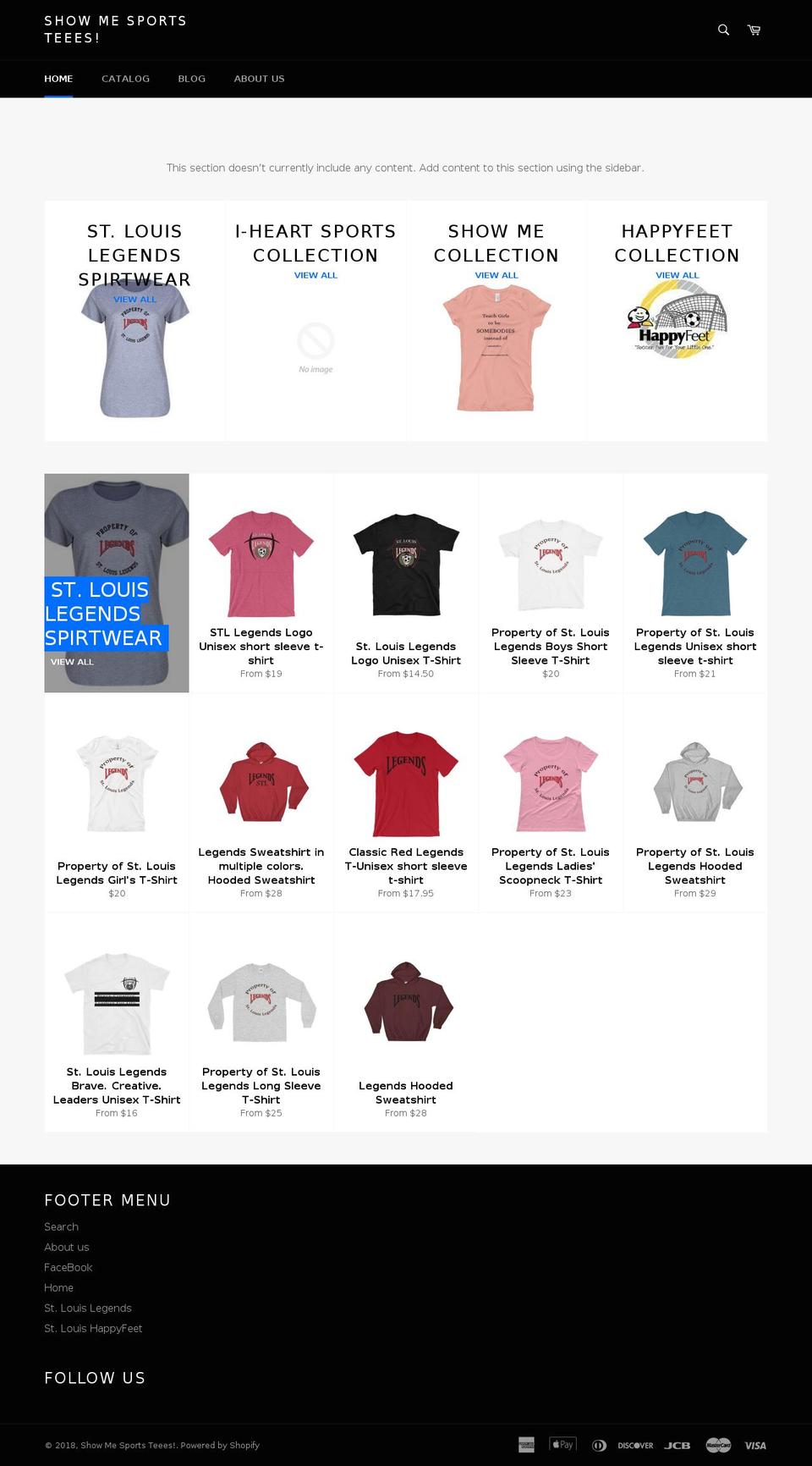 sports-teees.com shopify website screenshot