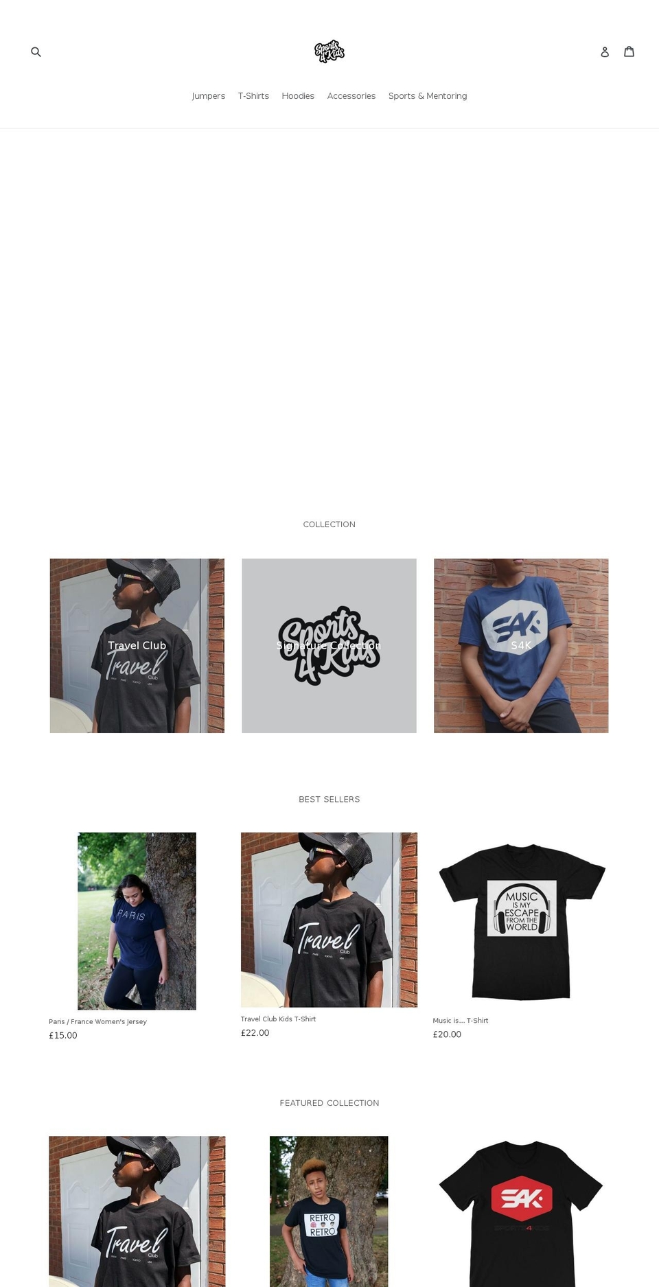 sports4kidsonlinestore.com — Shopify storefront screenshot