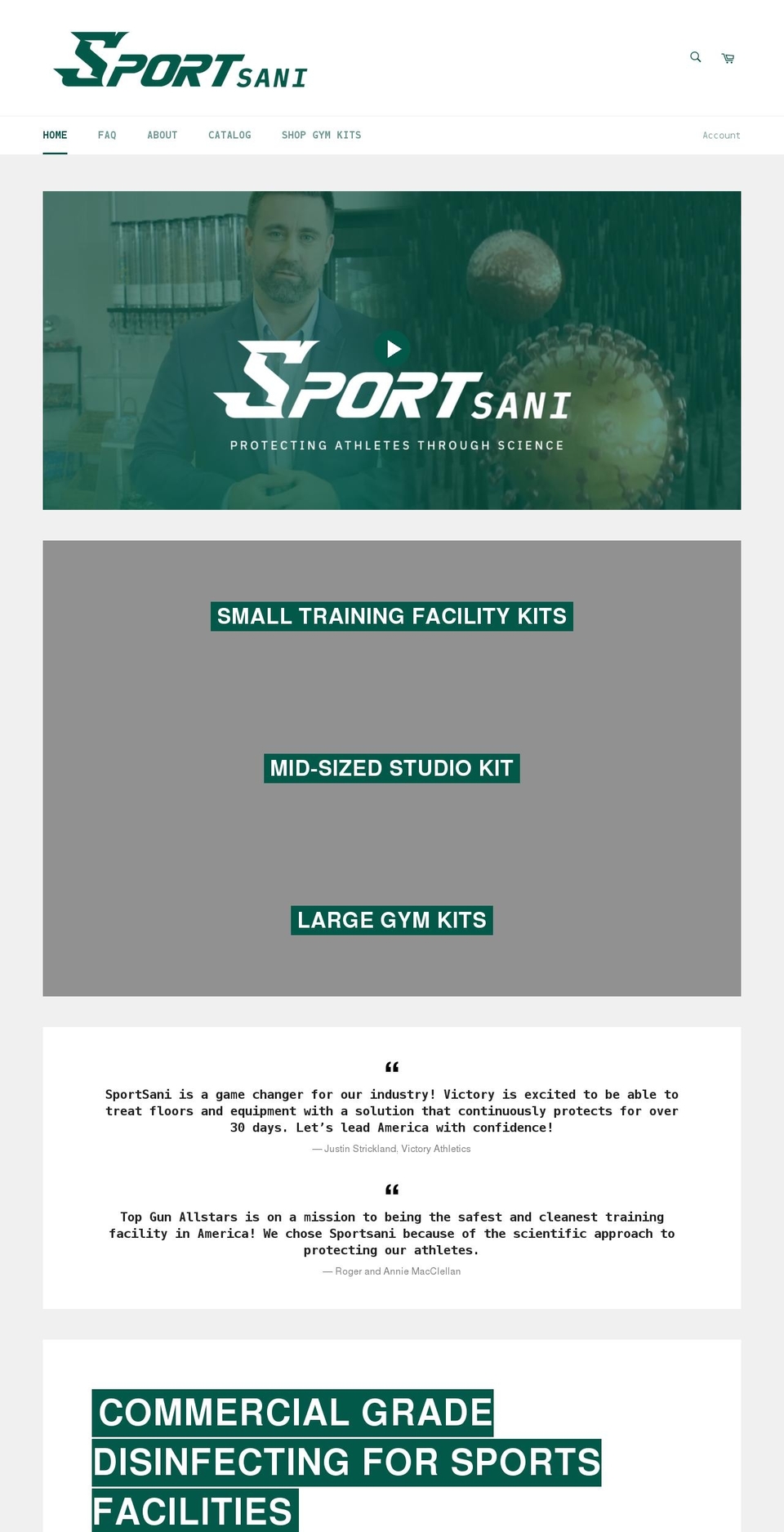 sportsani.com shopify website screenshot