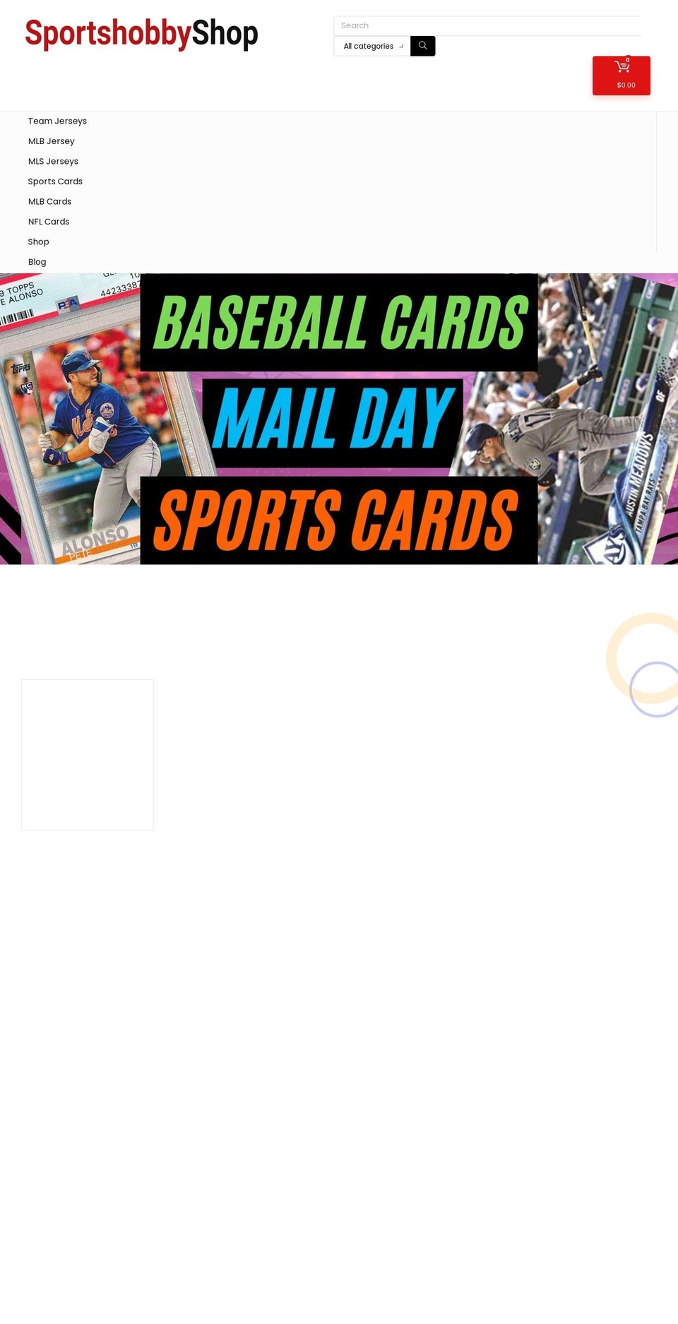 sportshobbyshop.com — Shopify storefront screenshot