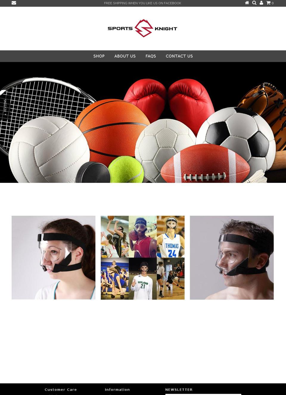 sportsknight.com shopify website screenshot