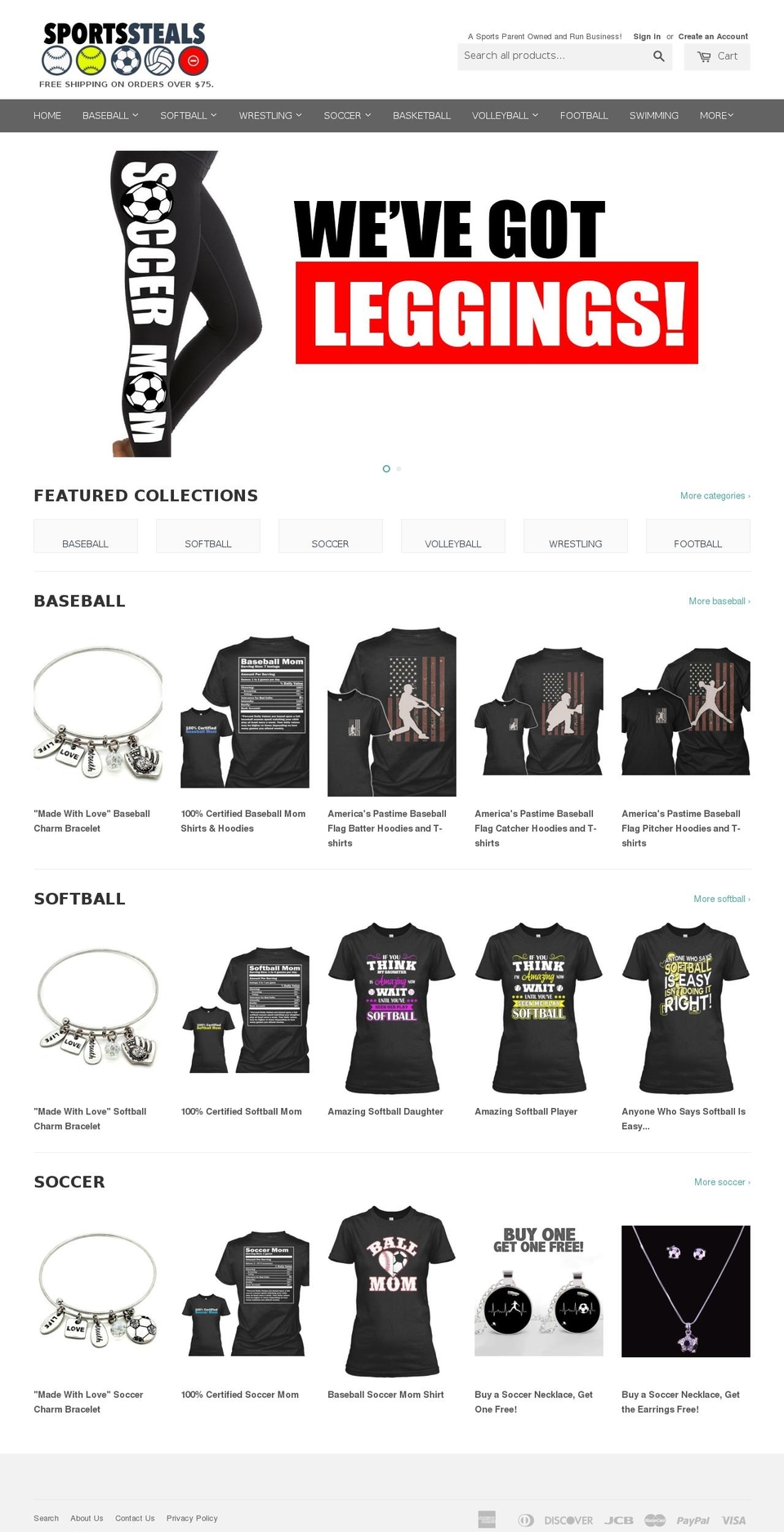 Reworked Copy of Original - Reboot This One! Shopify theme site example sportssteals.com