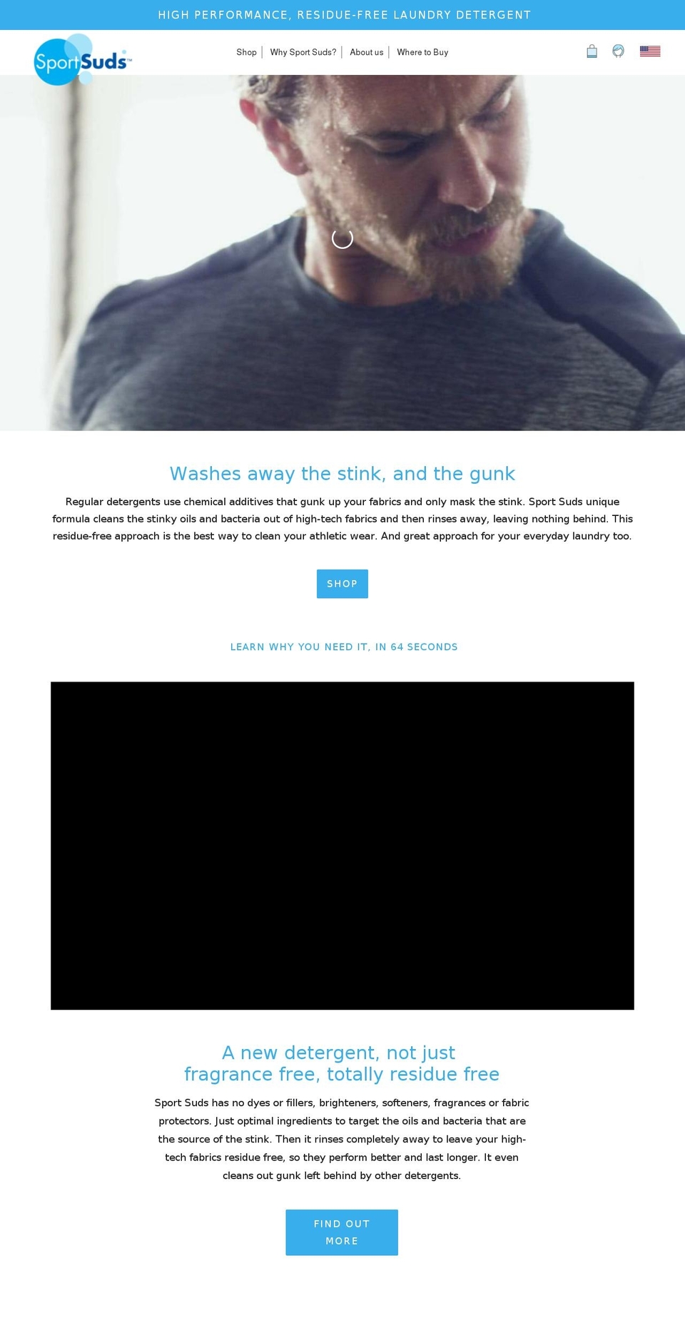 sportsuds.com shopify website screenshot