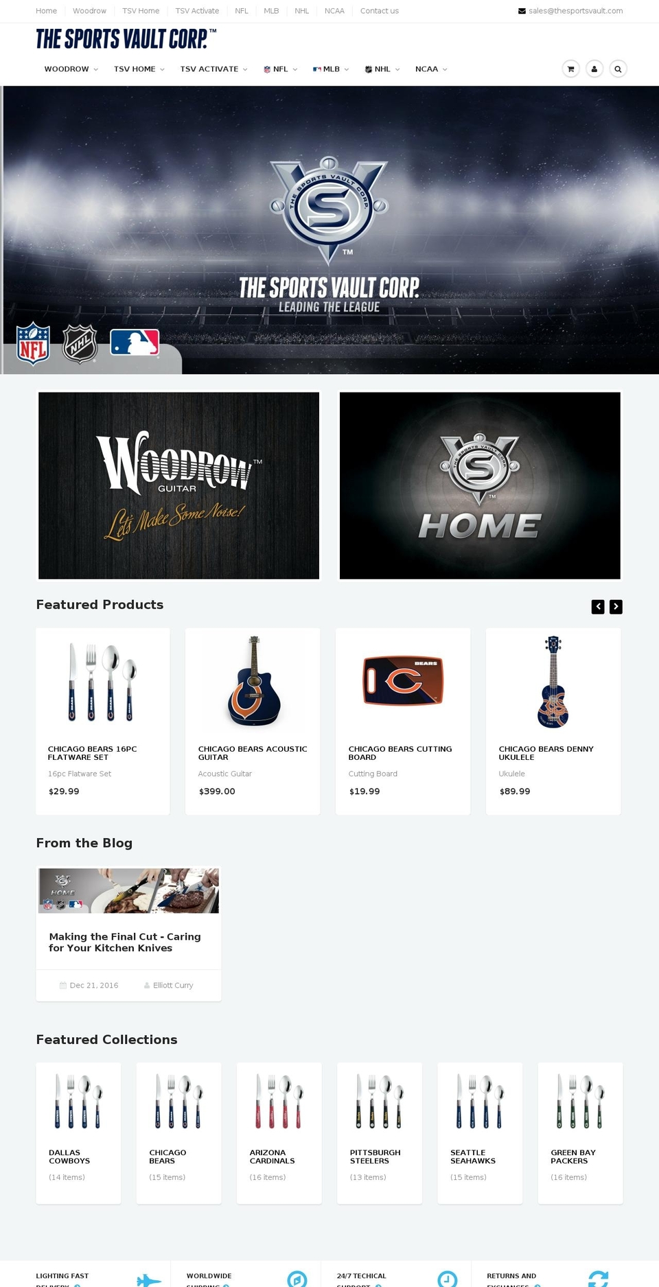 sportsvault.com shopify website screenshot