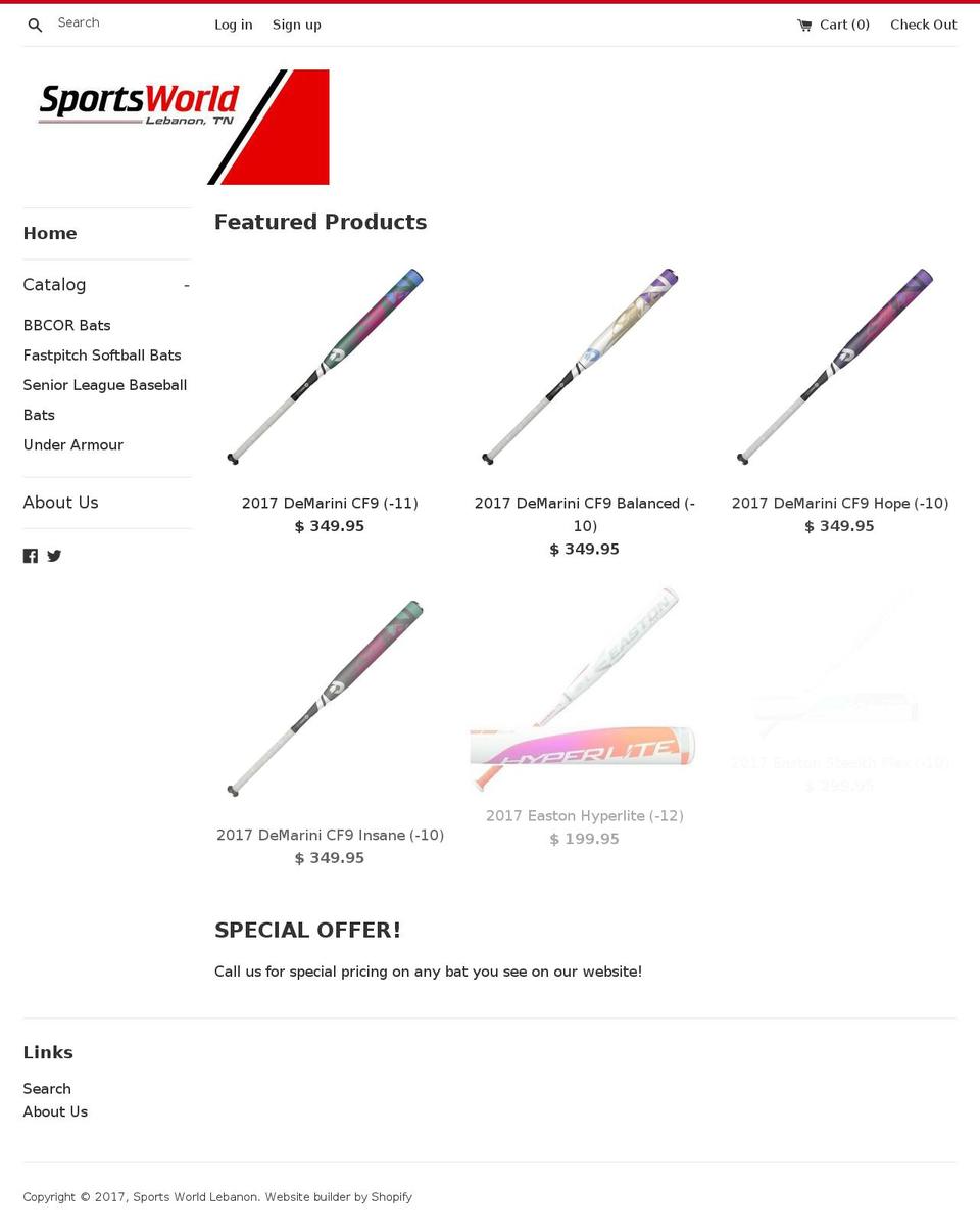 sportsworldlebanon.com shopify website screenshot