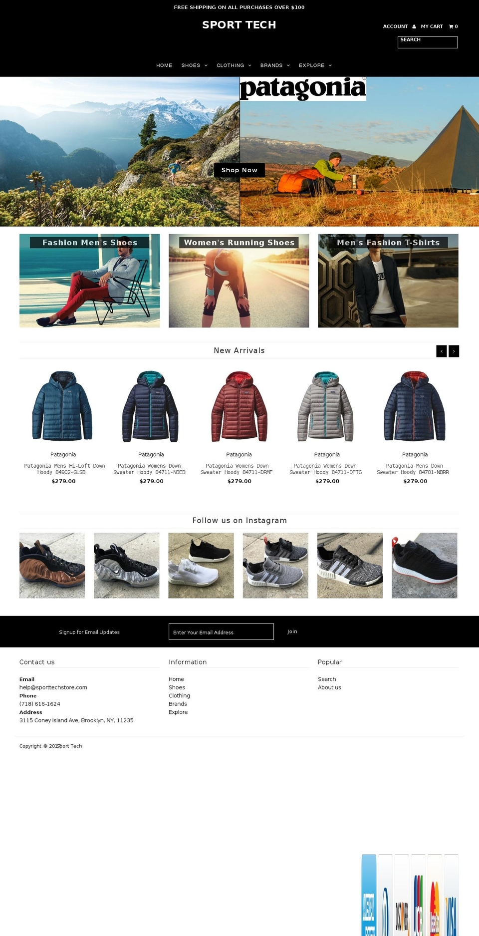 sporttechstore.com shopify website screenshot