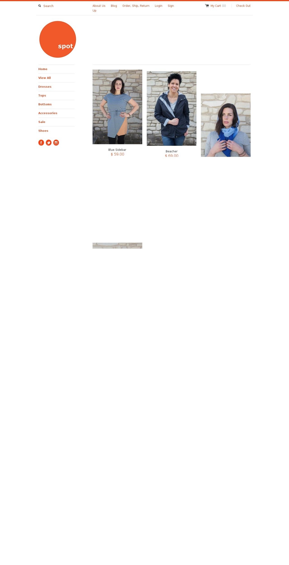 spotdoorcounty.com shopify website screenshot
