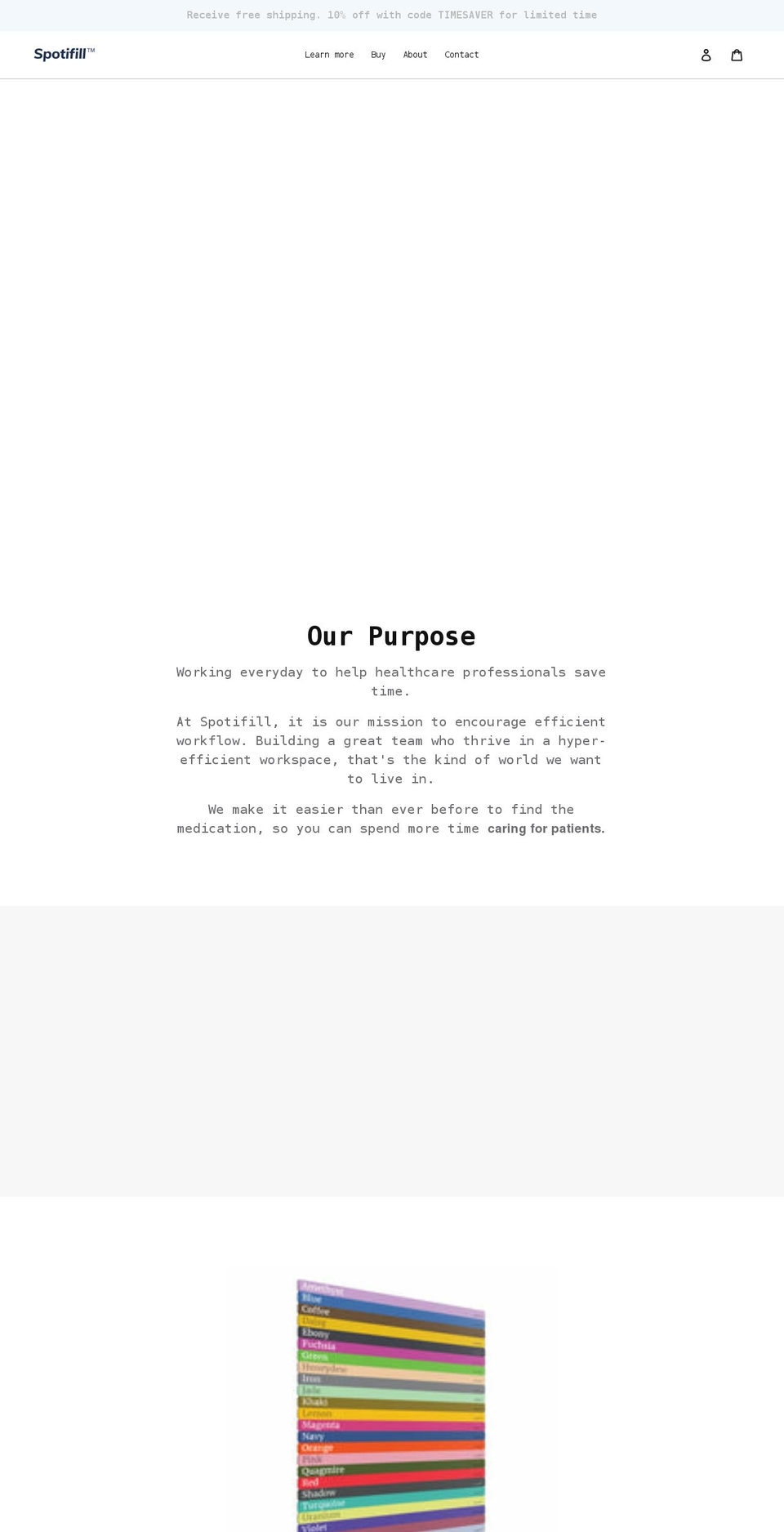 spotifill.com shopify website screenshot