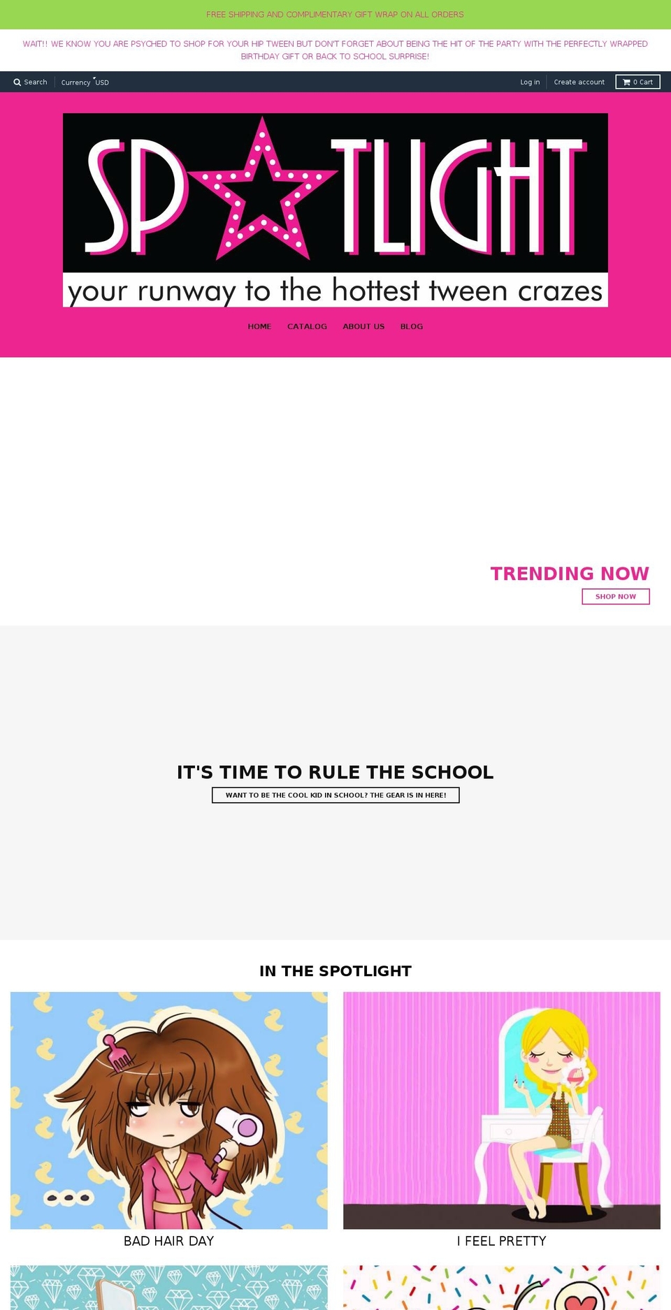 spotlightcle.com — Shopify storefront screenshot