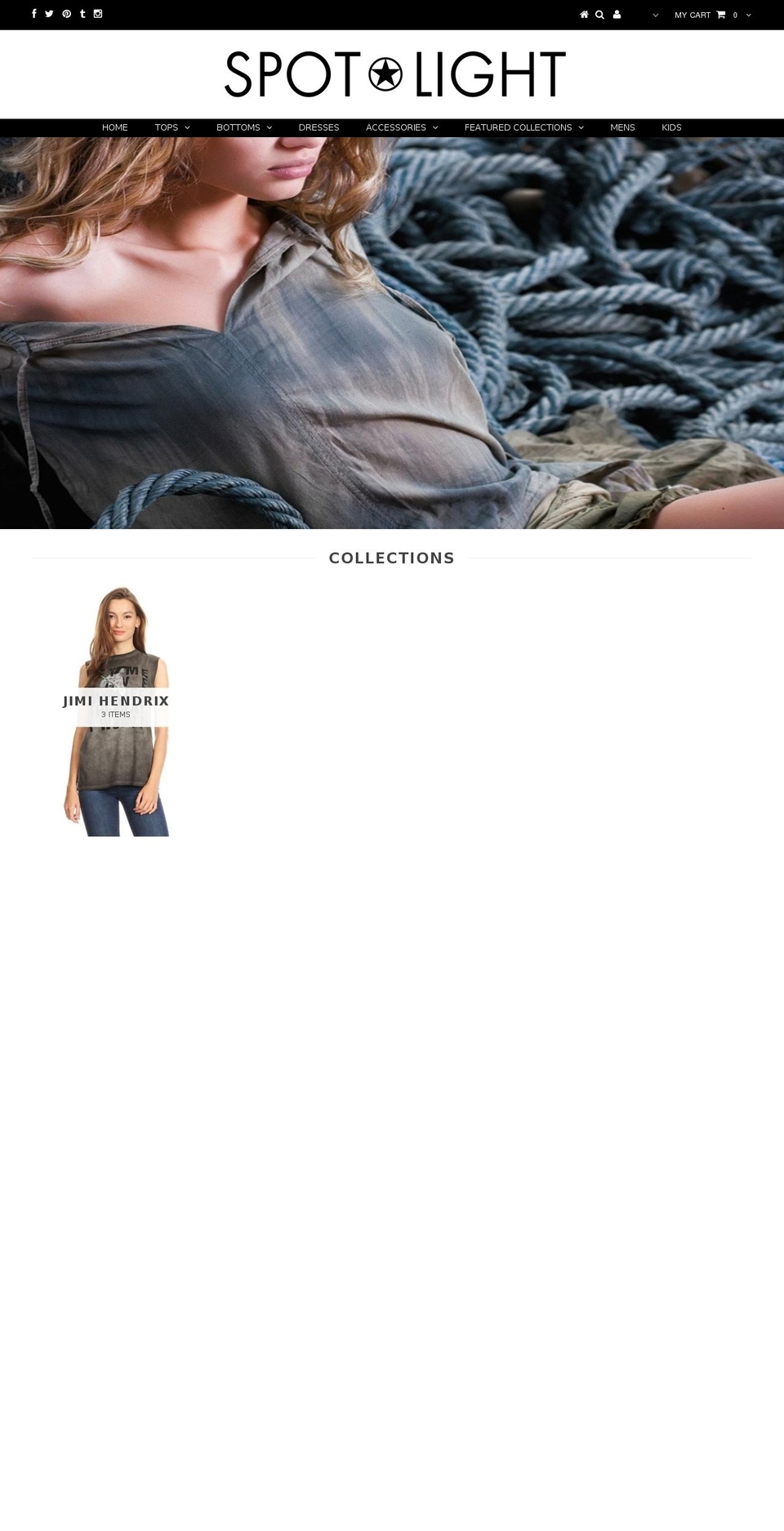 spotlightfashion.net shopify website screenshot