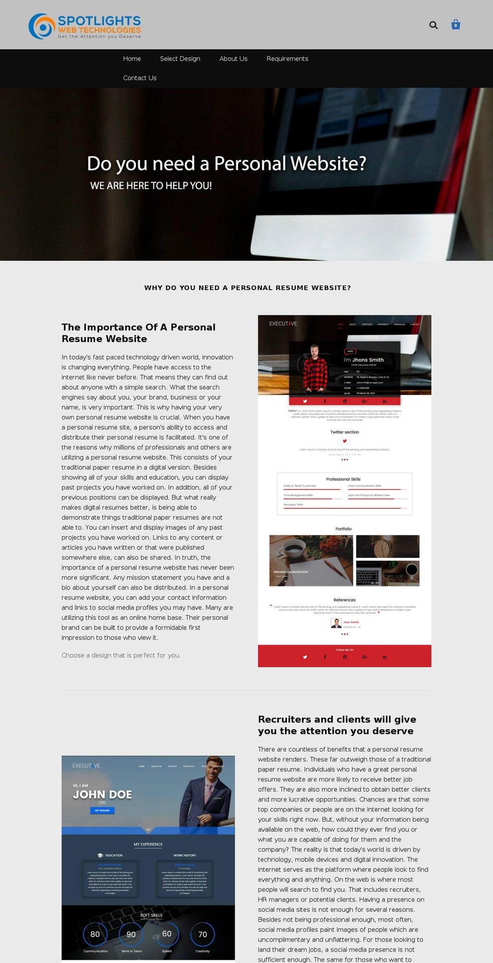 shopify-theme Shopify theme site example spotlightsweb.com