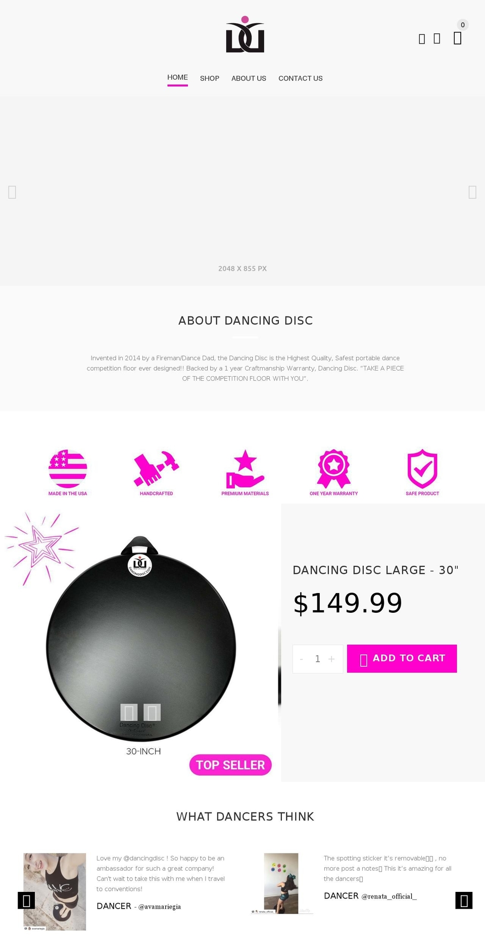 Theme Dic-2017 Shopify theme site example spotonadot.com