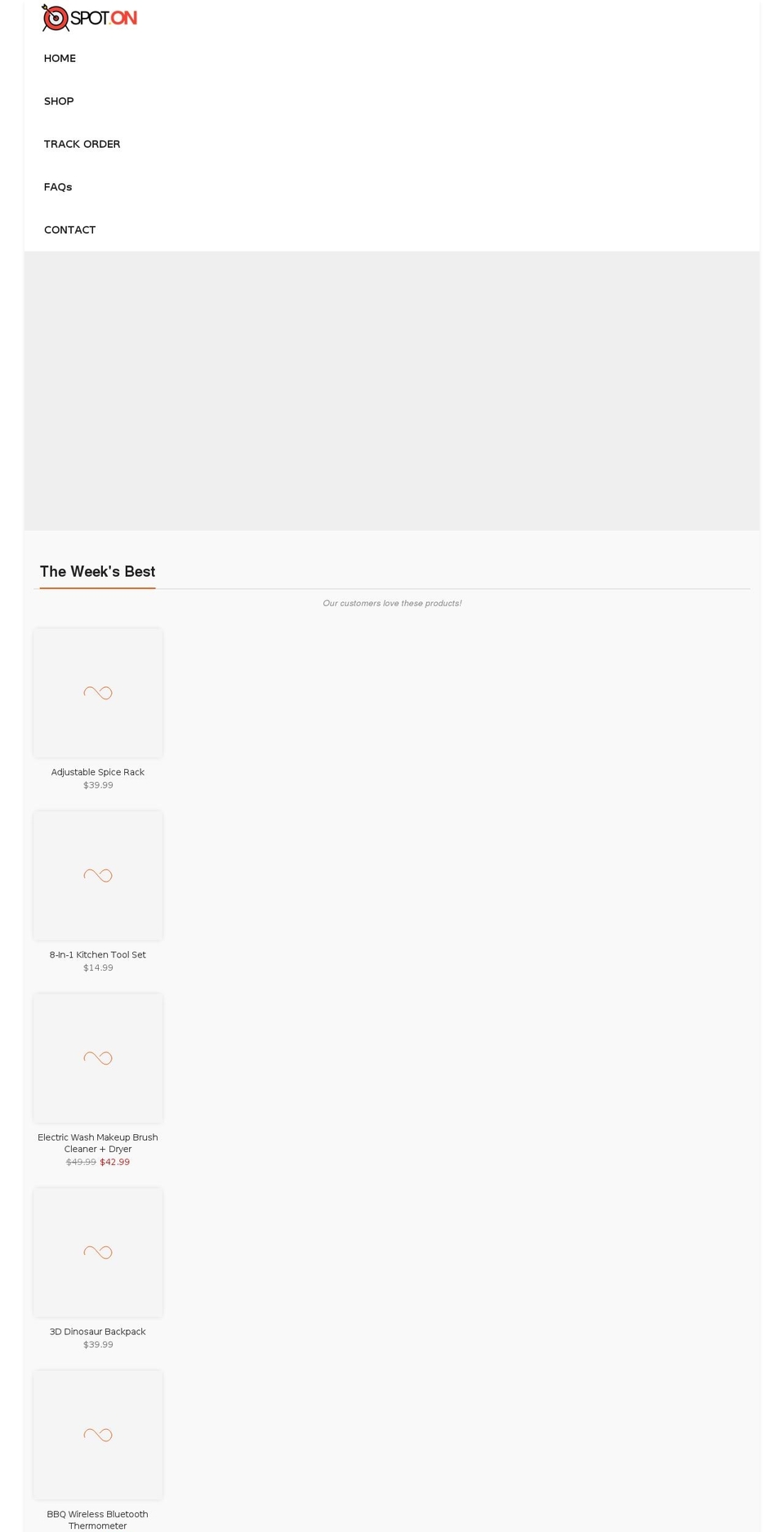 Ecom Club Theme Shopify theme site example spotonbargains.com
