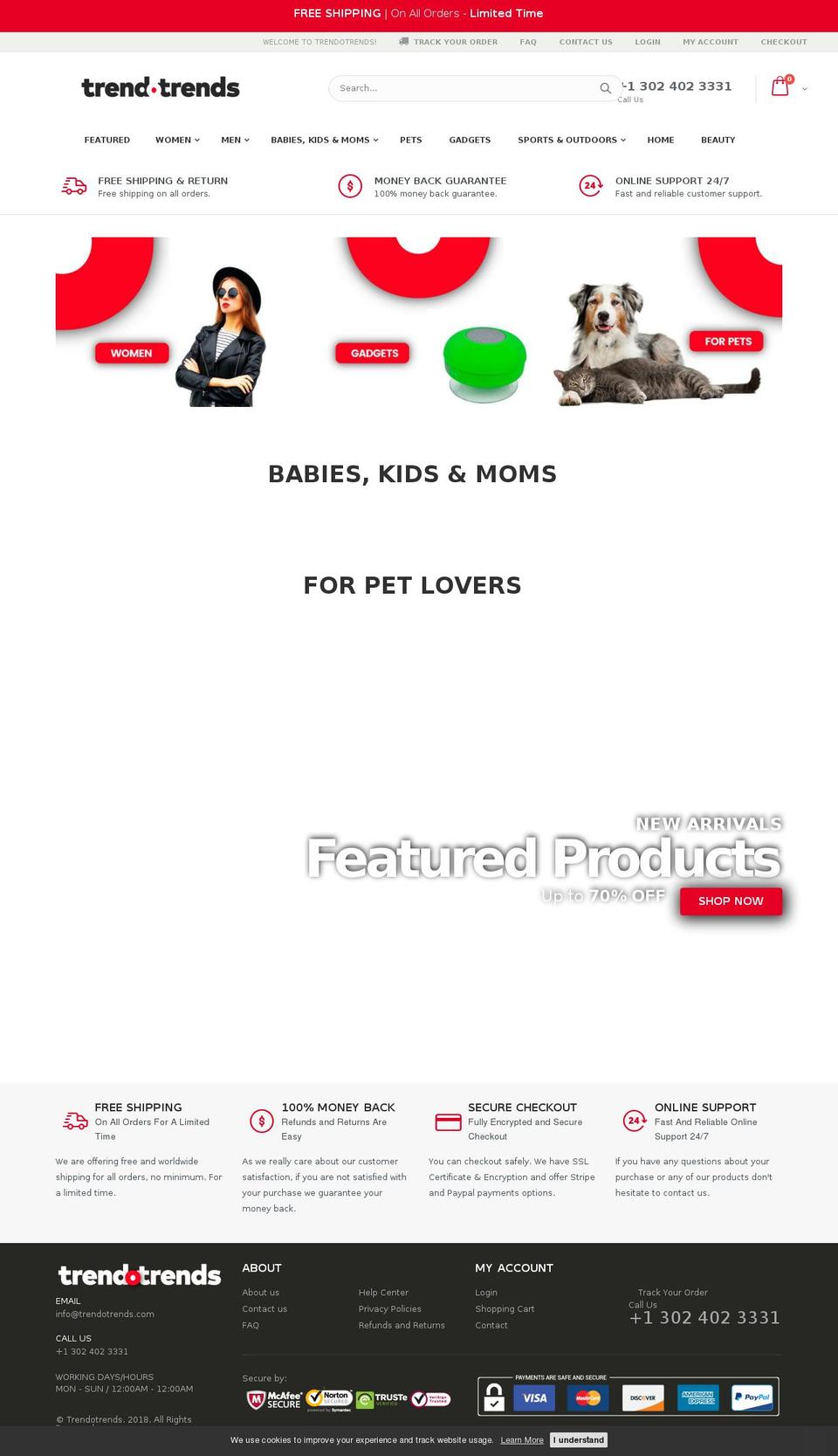 spotrends.com — Shopify storefront screenshot
