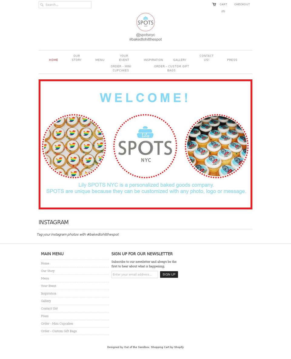 Crave Shopify theme site example spotsnyc.com